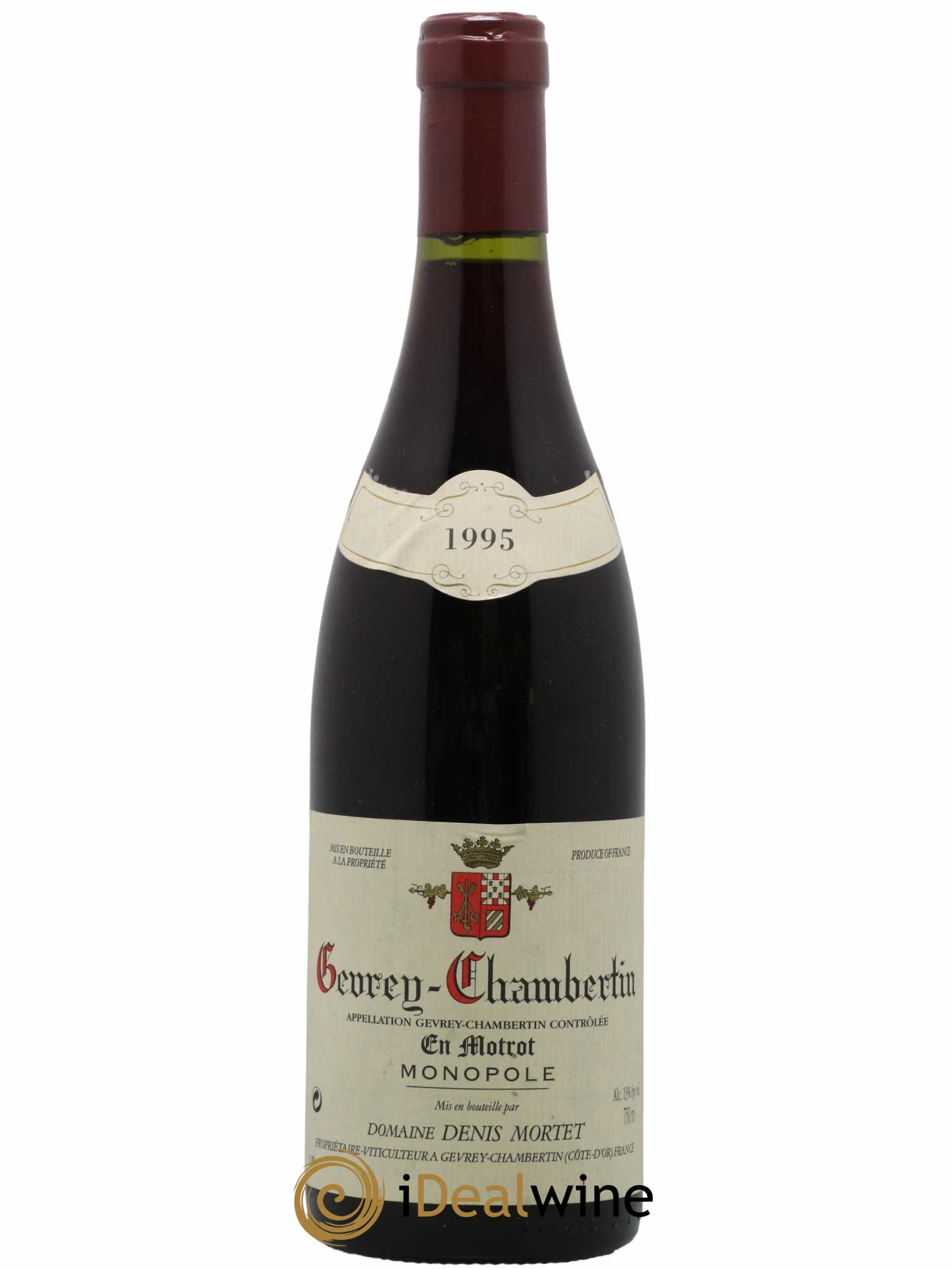 Gevrey-Chambertin En Motrot Denis Mortet (Domaine) 1995 - Lot de 1 bouteille - 0