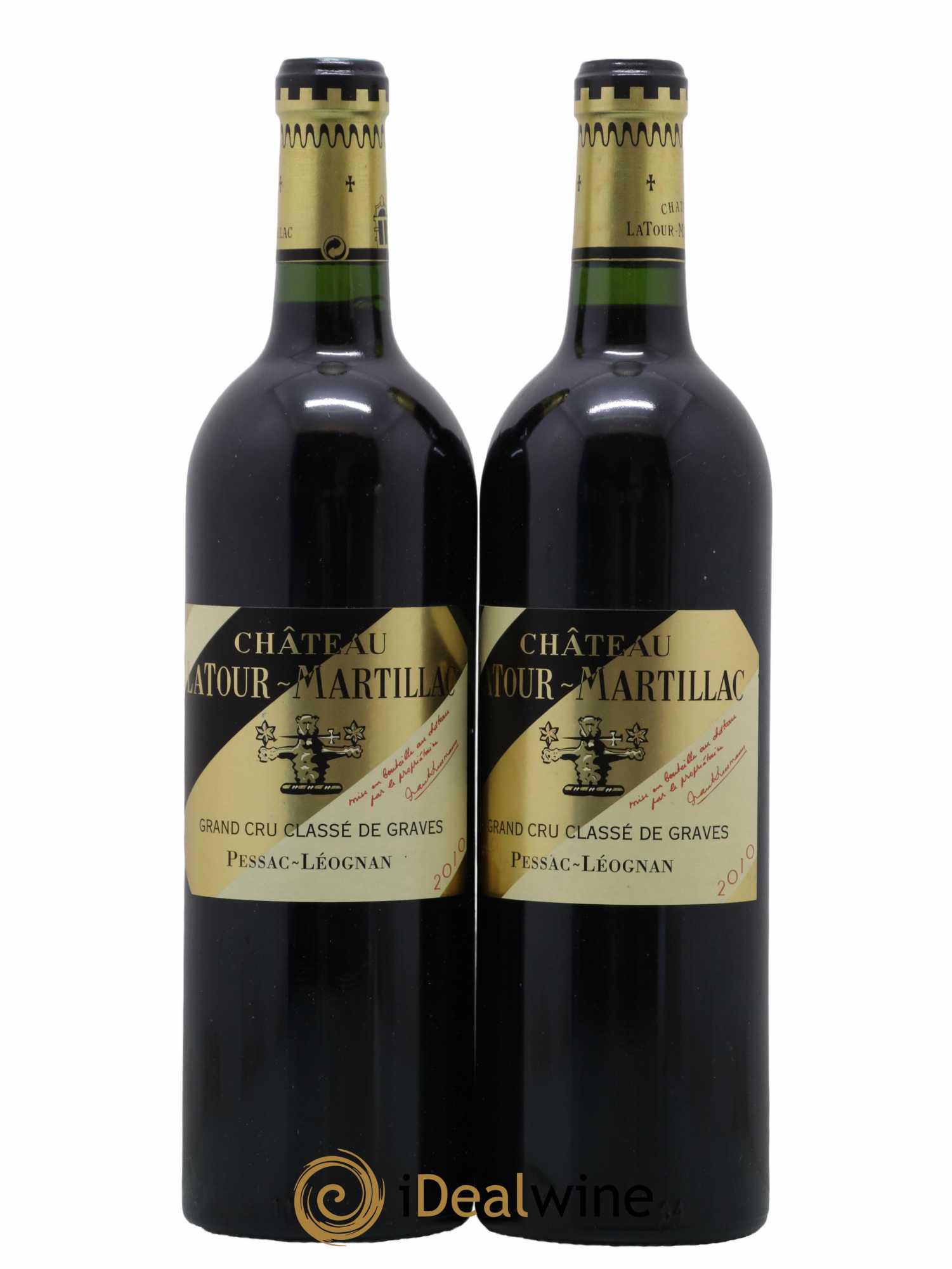 Château Latour-Martillac Cru Classé de Graves 2010 - Lot de 2 bouteilles - 0