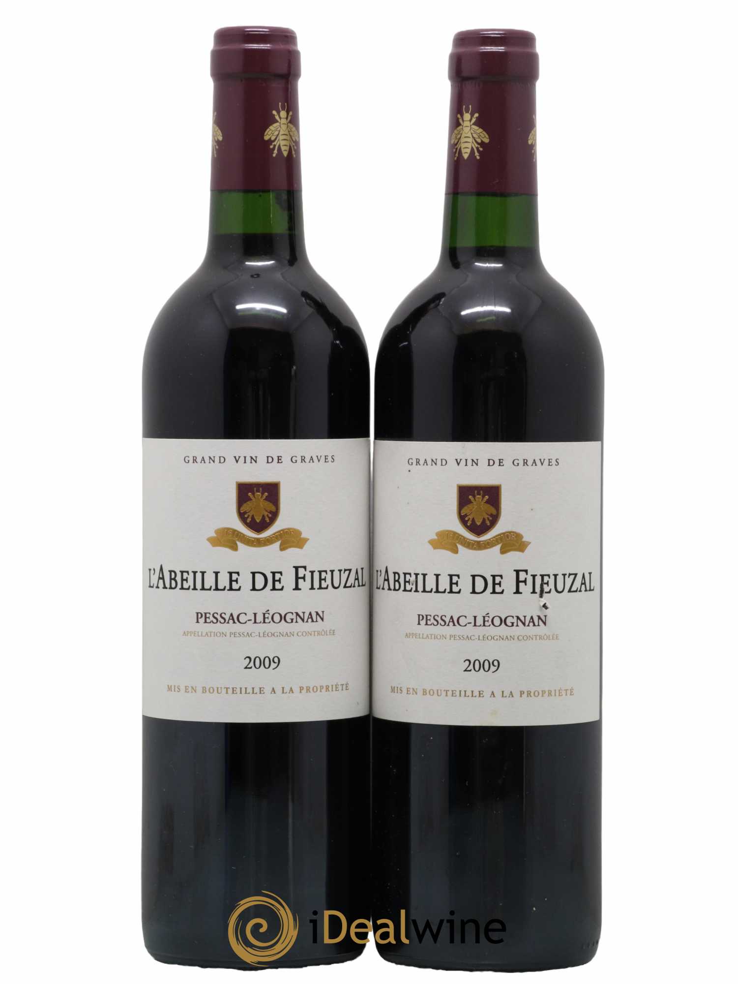 Abeille de Fieuzal 2009 - Lot de 2 bouteilles - 0