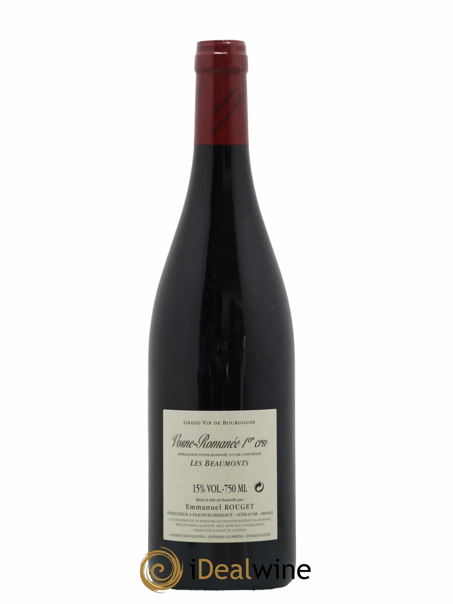 Vosne-Romanée 1er Cru Les Beaumonts Emmanuel Rouget 2019 - Lot de 1 bouteille - 1