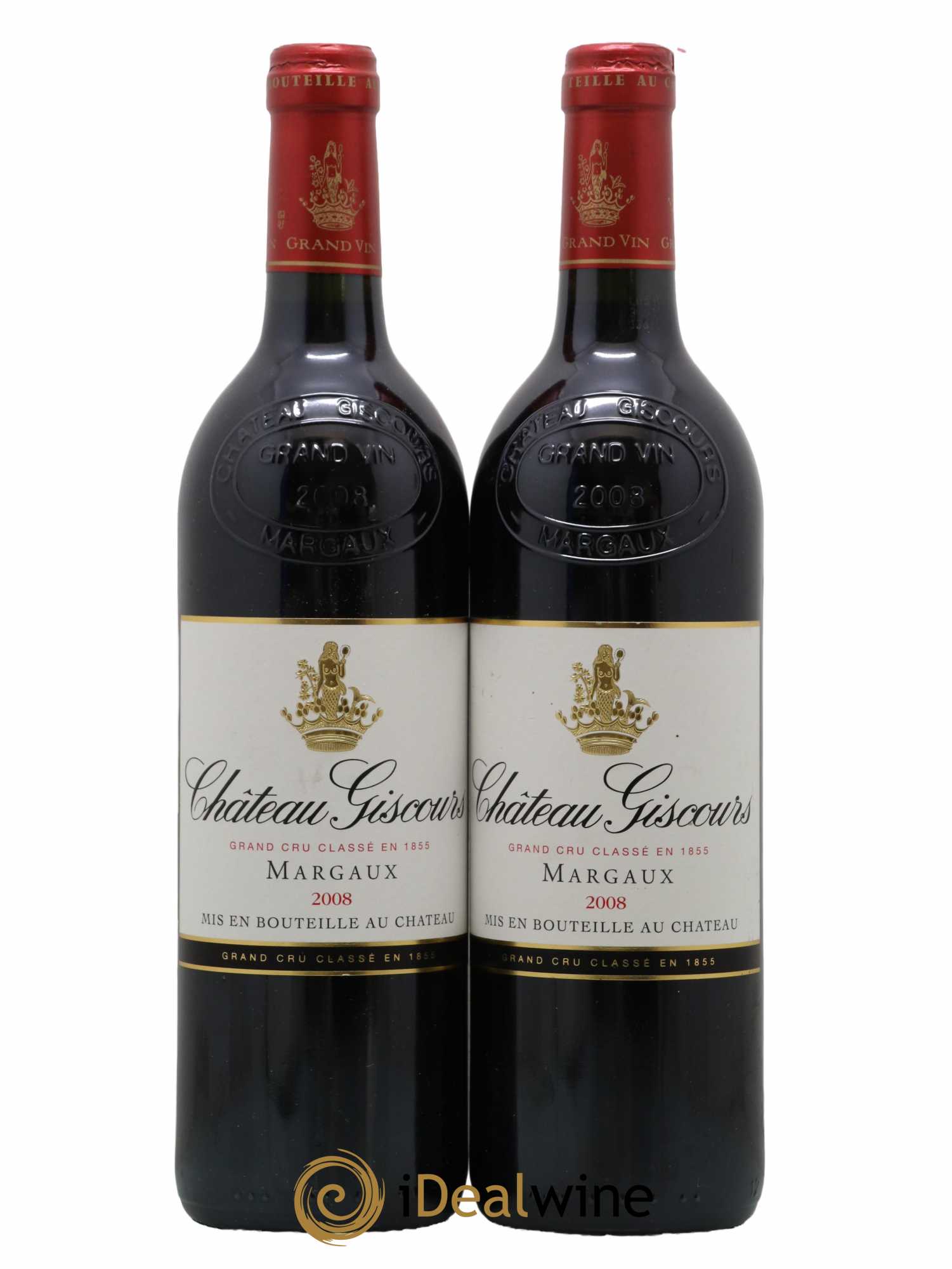 Château Giscours 3ème Grand Cru Classé 2008 - Lot de 2 bouteilles - 0