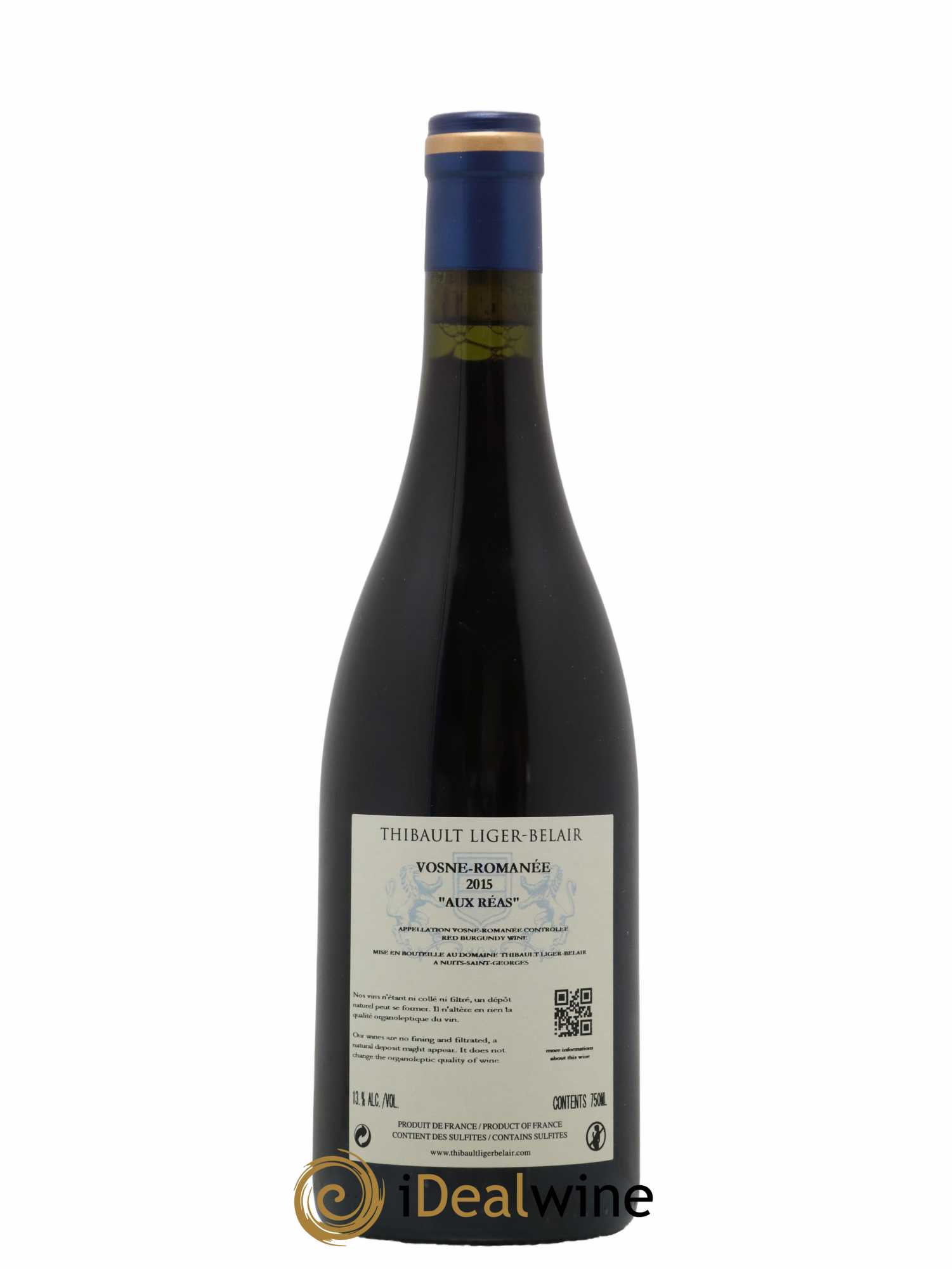 Vosne-Romanée Aux Réas Thibault Liger-Belair 2015 - Lot de 1 bouteille - 1