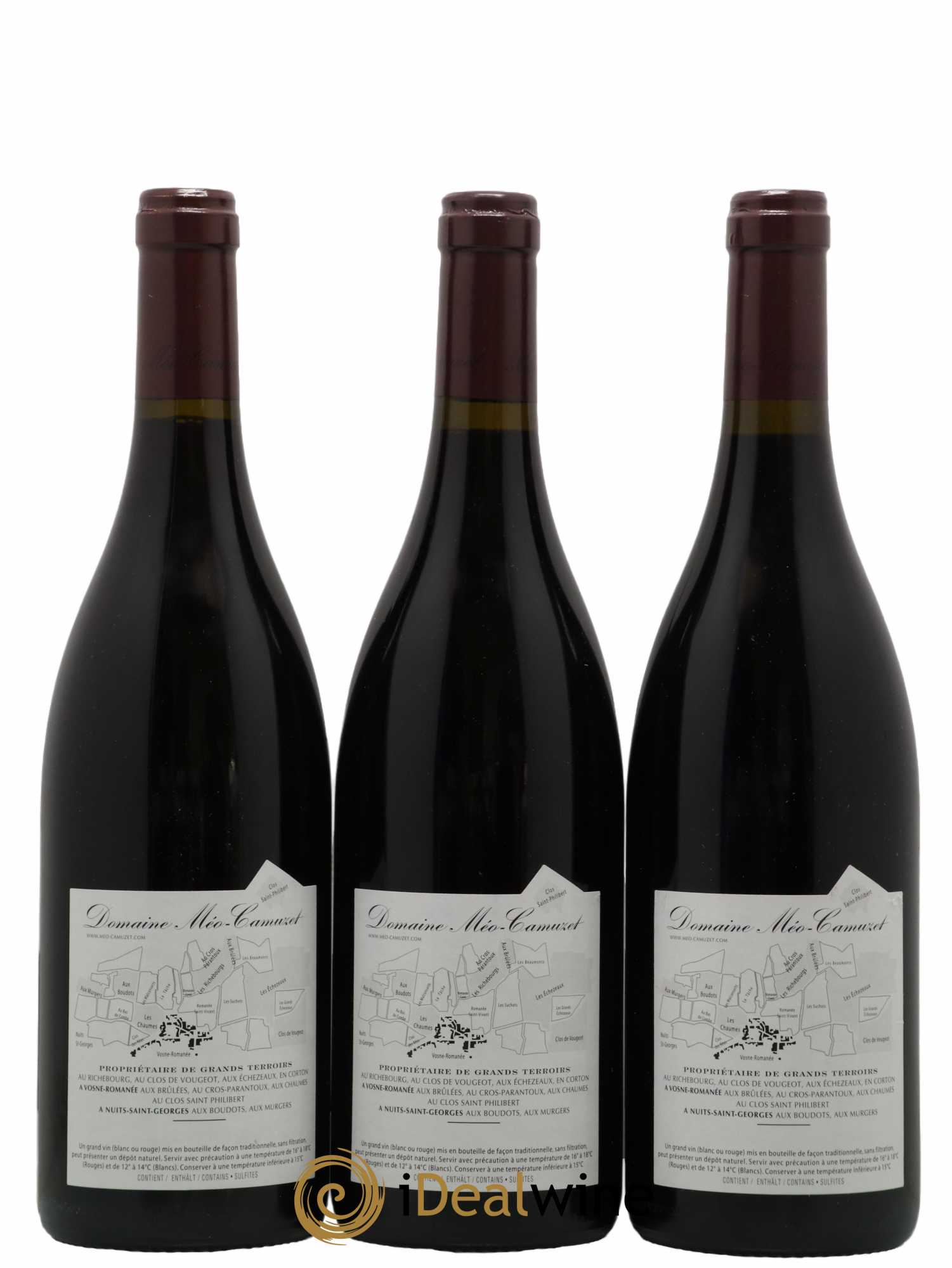 Vosne-Romanée 1er Cru Les Chaumes Méo-Camuzet (Domaine) 2015 - Lot de 3 bouteilles - 1