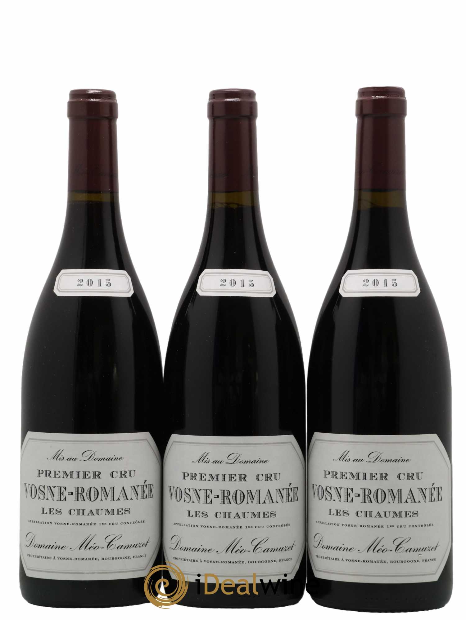 Vosne-Romanée 1er Cru Les Chaumes Méo-Camuzet (Domaine) 2015 - Lot de 3 bouteilles - 0