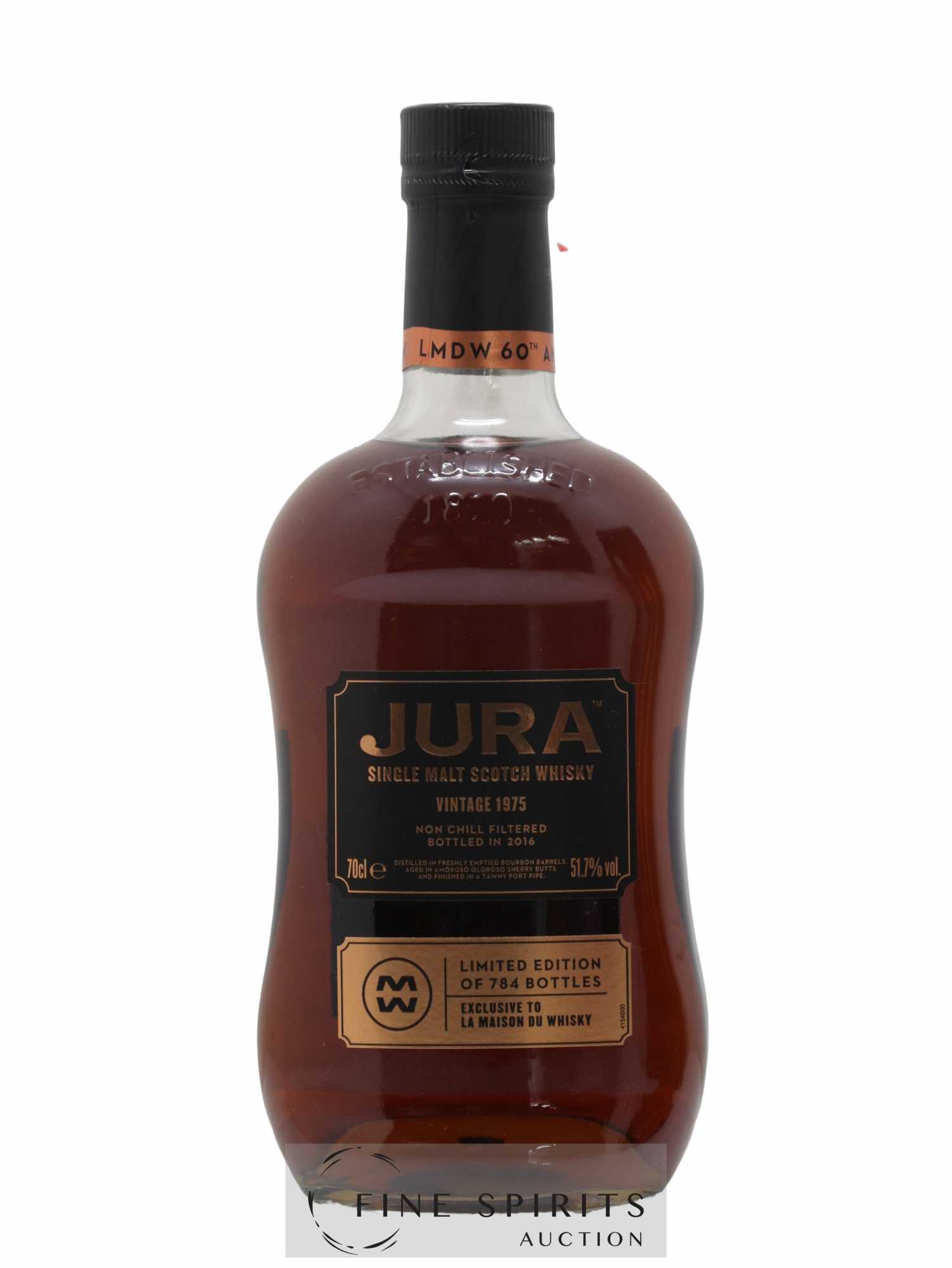 Jura 1975 Of. Vintage One of 784 - bottled 2016 LMDW 60th Anniversary Limited Edition - Lot of 1 bottle - 1