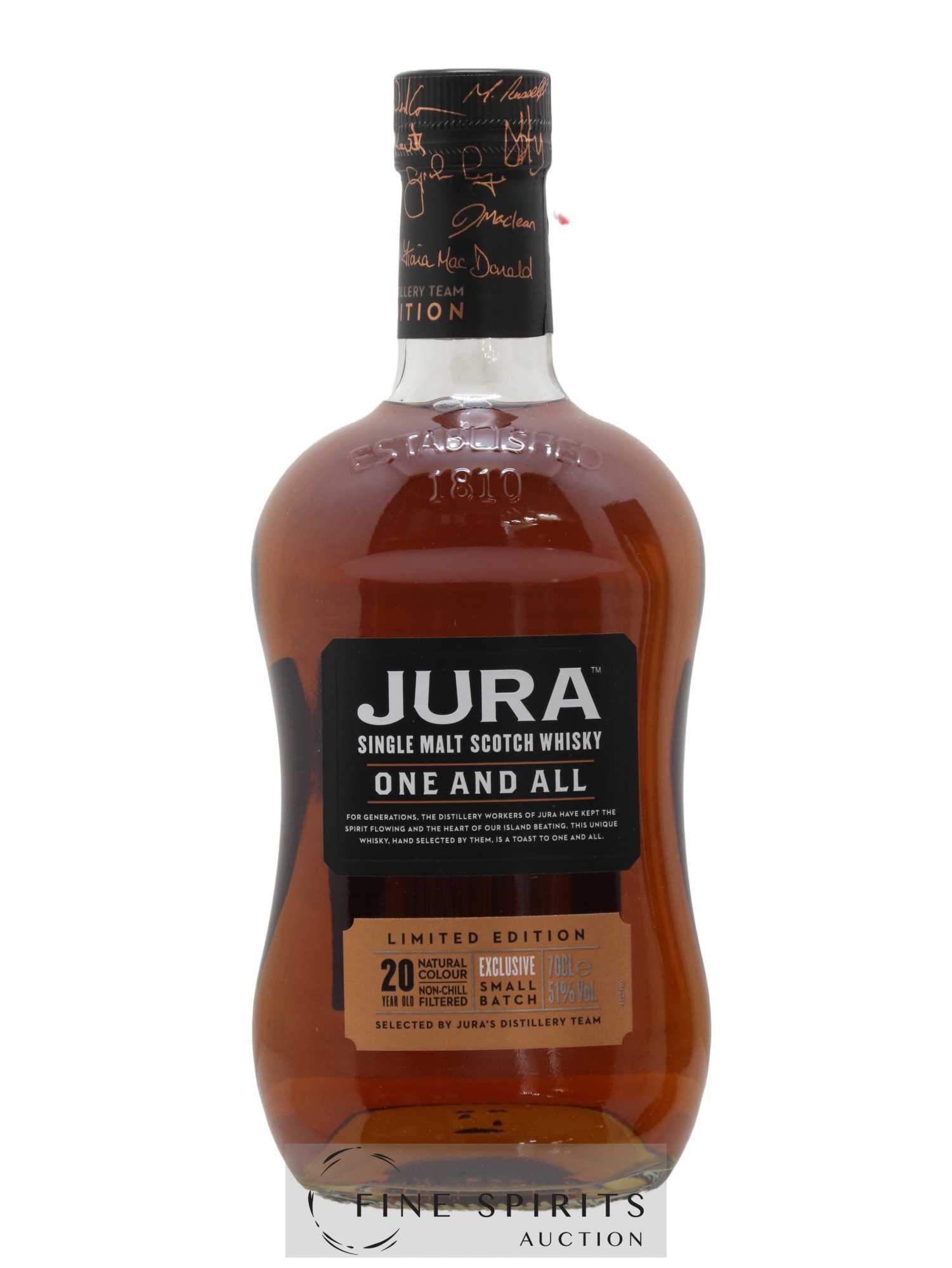 Jura 20 years Of. One and All Exclusive Small Batch Limited Edition - Posten von 1 Flasche - 1