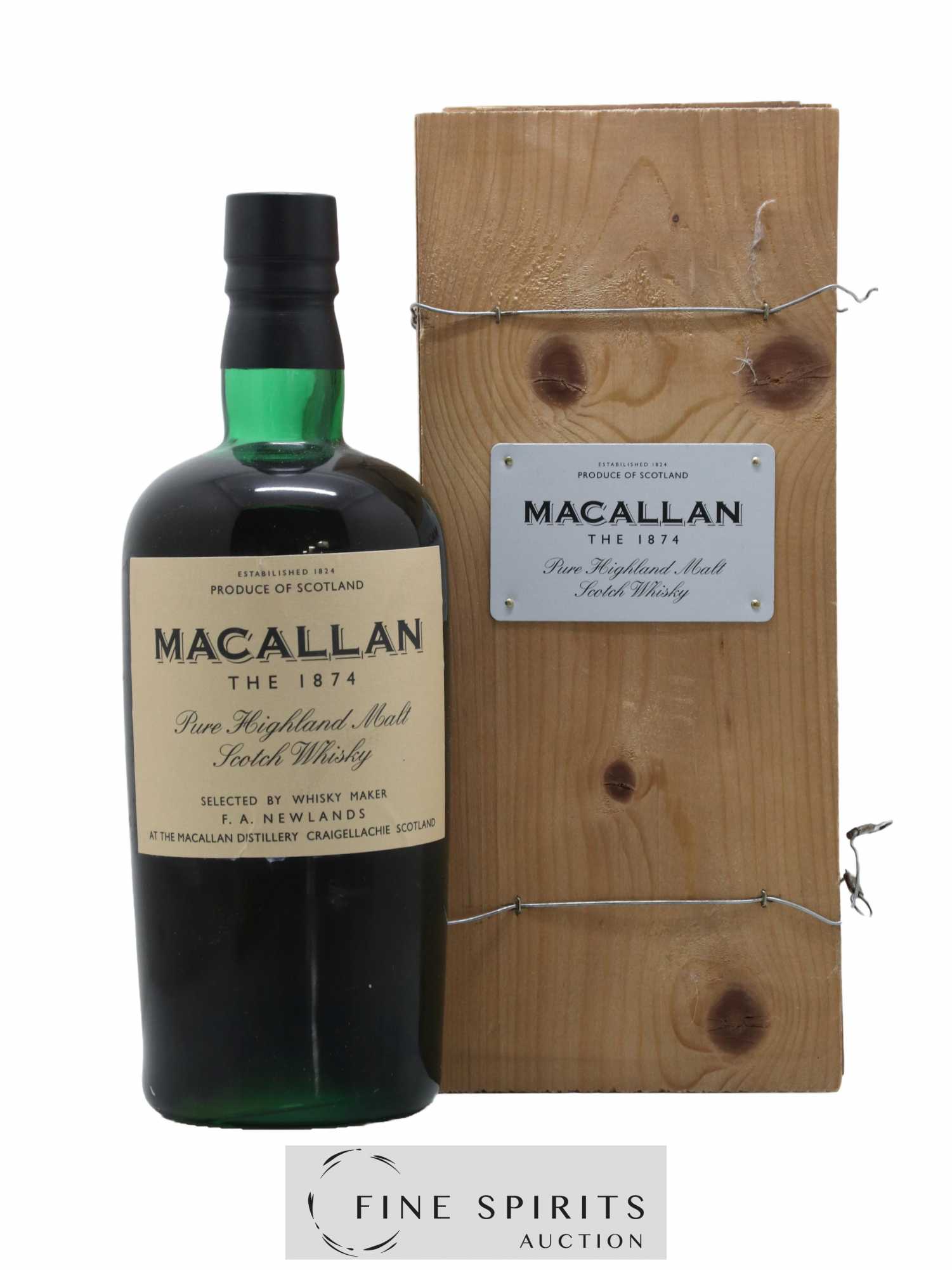 Macallan (The) 1874 Of. Replique 1874 - Lot de 1 bouteille - 0