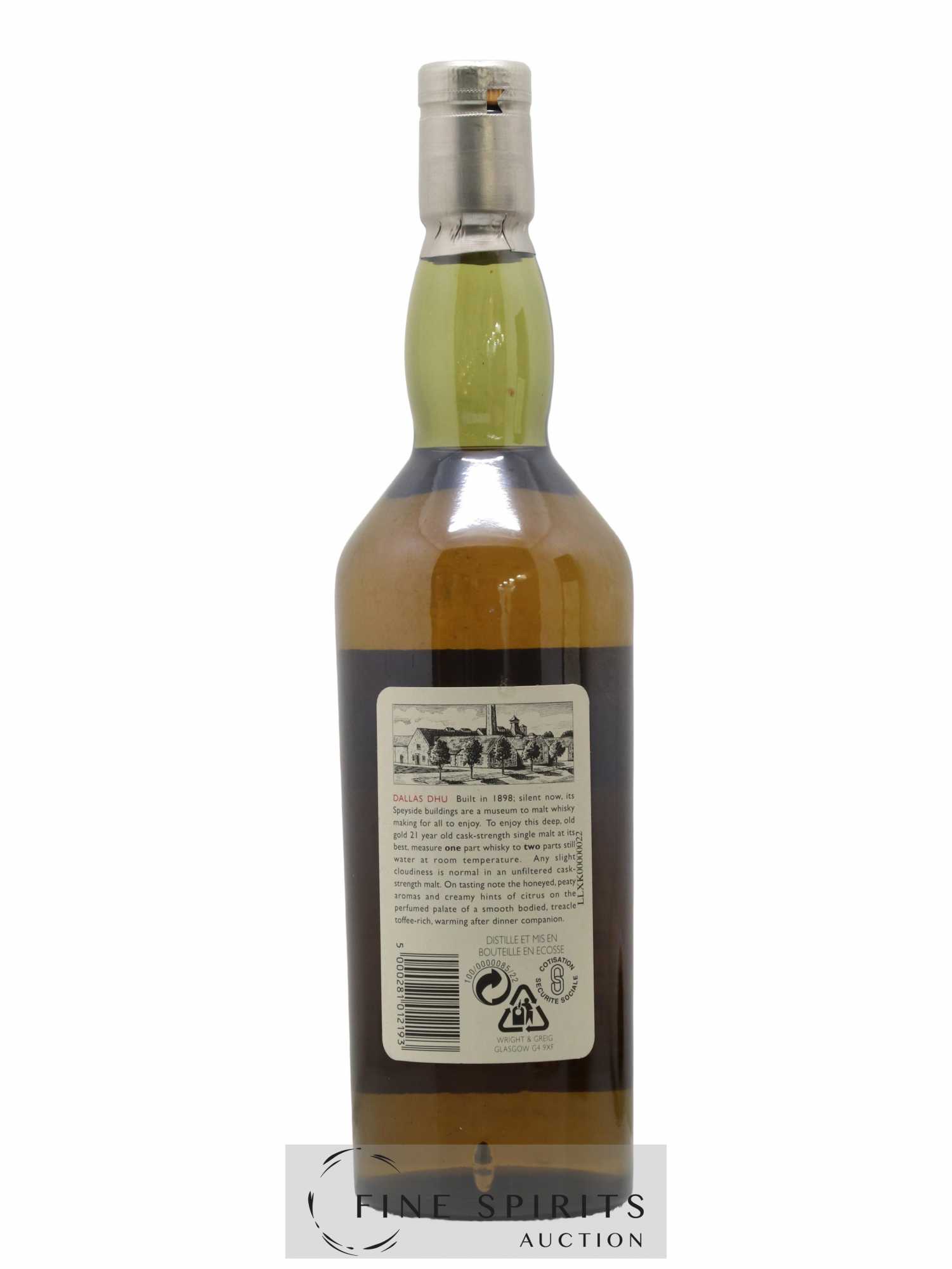 Dallas Dhu 21 years 1975 Of. Rare Malts Selection Natural Cask Strengh - bottled 1997 Limited Edition - Lot de 1 bouteille - 2