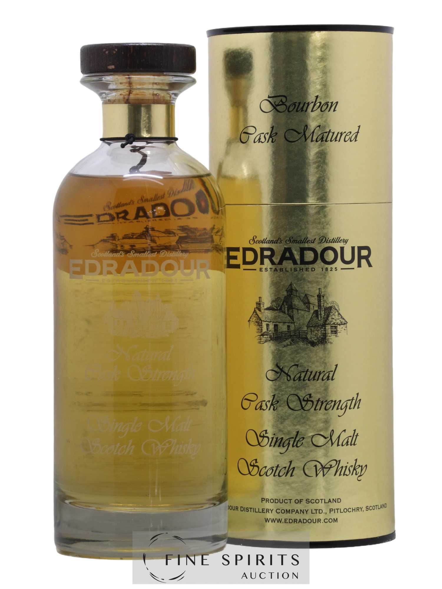 Edradour 2003 Of. Decanter First Release - One of 1545 - bottled 2010 Natural Cask Strength - Lot of 1 bottle - 0