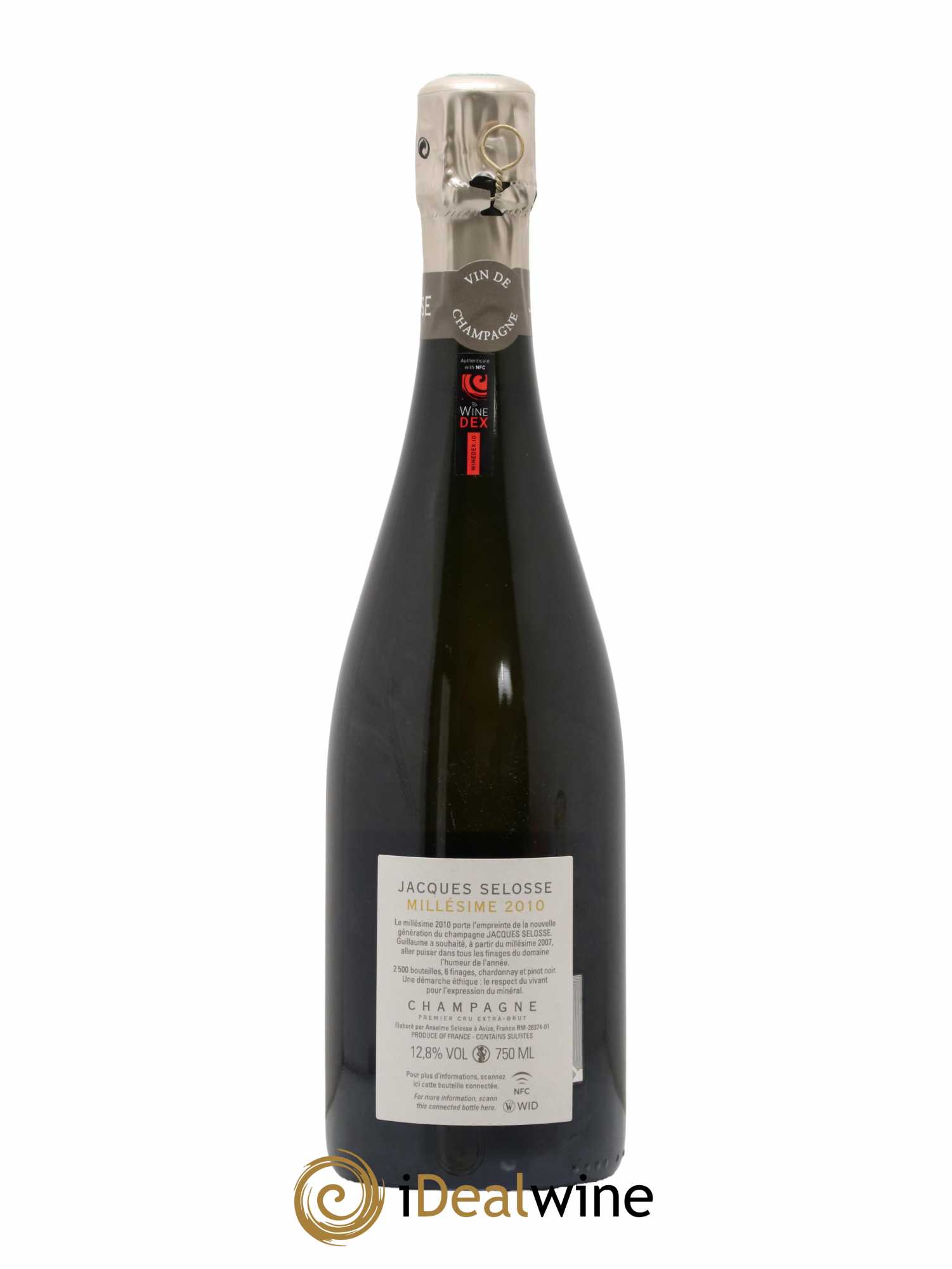 1er Cru Millésimé Extra-Brut Jacques Selosse 2010 - Lot de 1 bouteille - 1