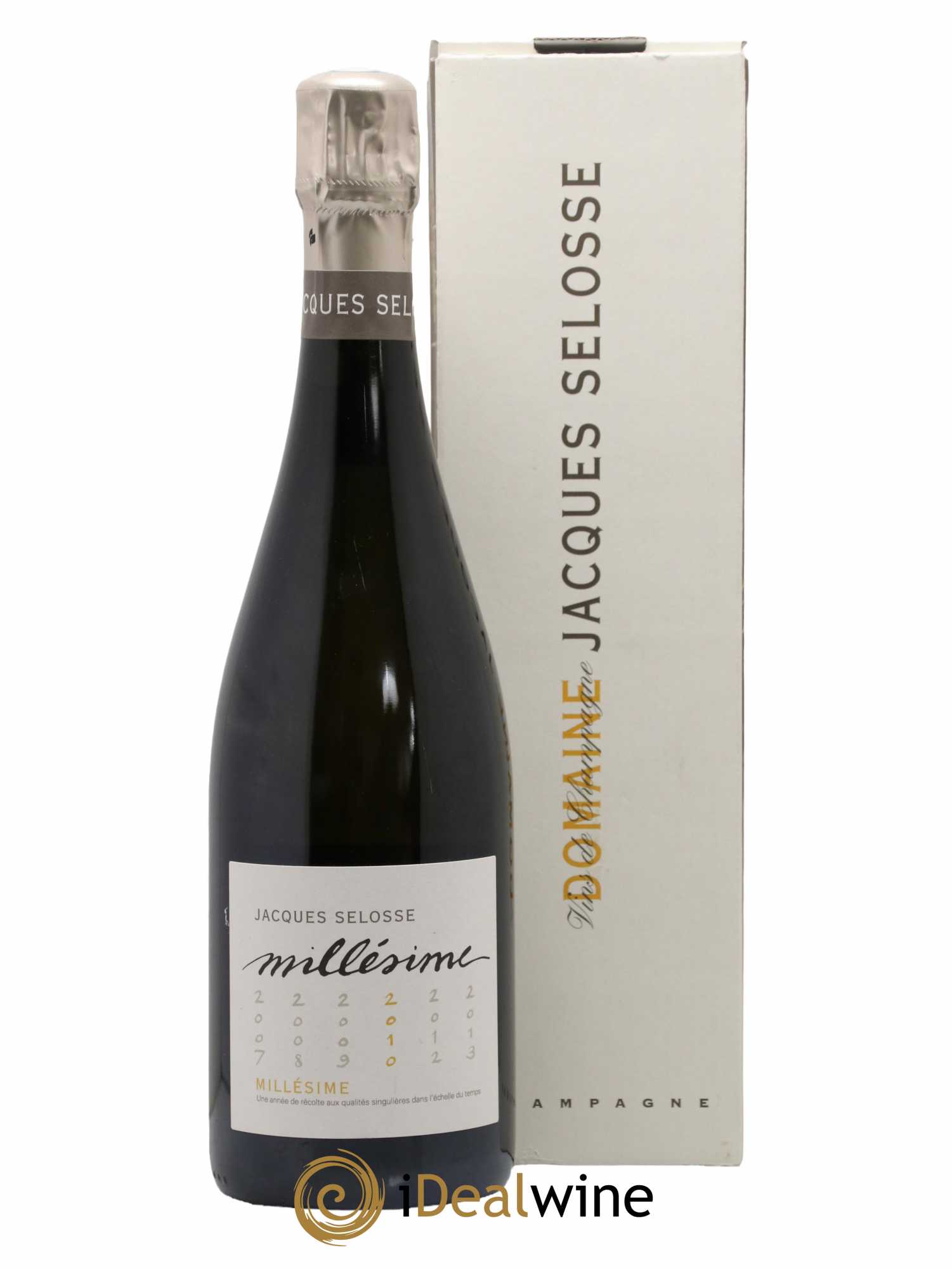 1er Cru Millésimé Extra-Brut Jacques Selosse 2010 - Lot de 1 bouteille - 0
