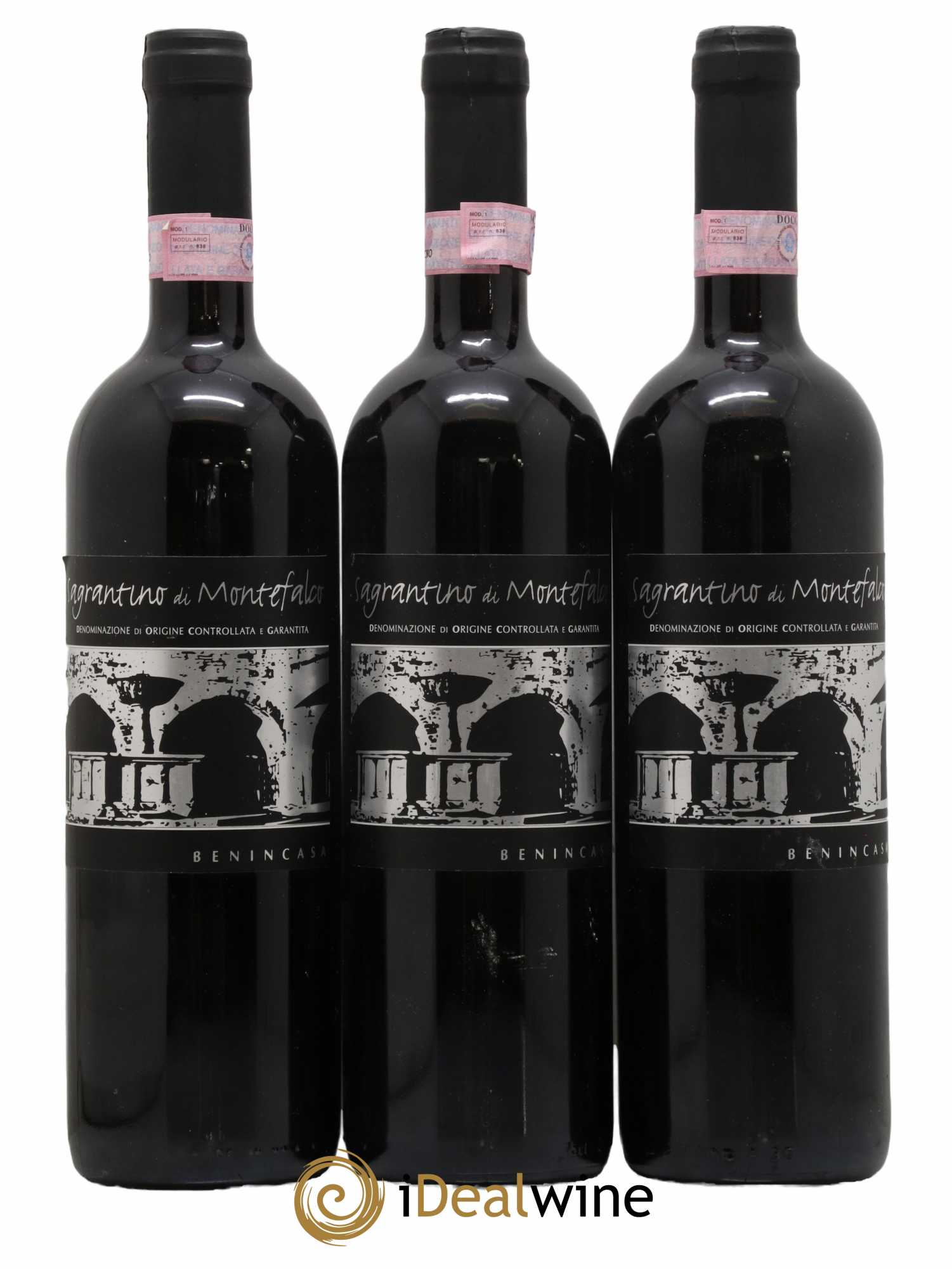 Italie Sagrantino di Montefalco Benincasa 2005 - Lot de 3 bouteilles - 0