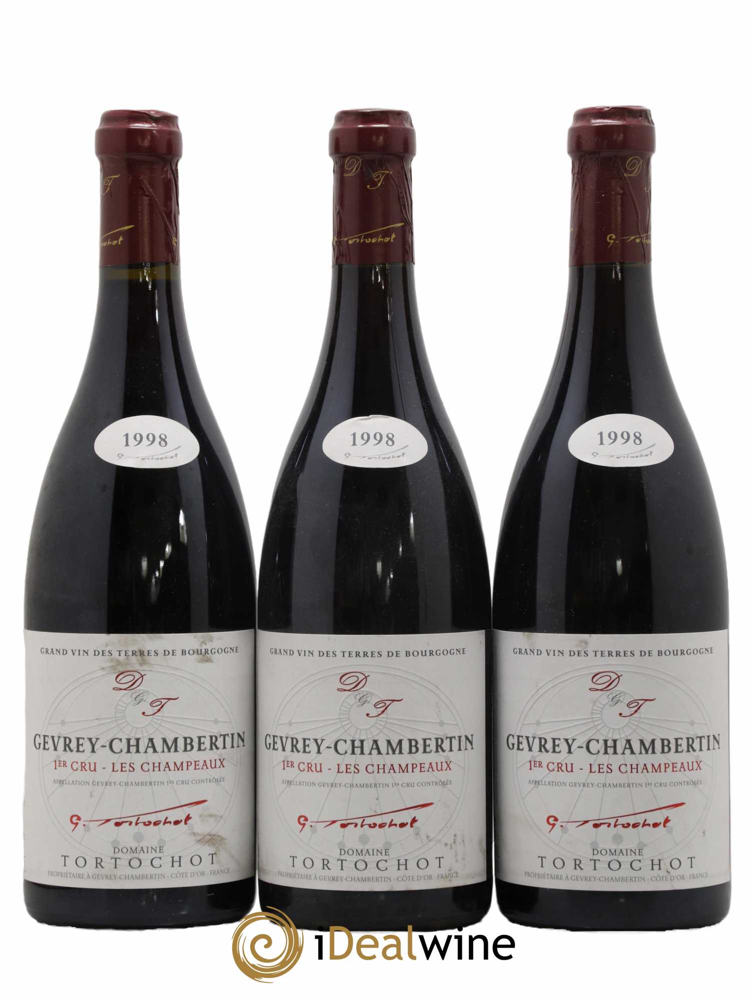 Gevrey-Chambertin 1er Cru Les Champeaux Tortochot (Domaine) 1998 - Lot de 3 bouteilles - 0