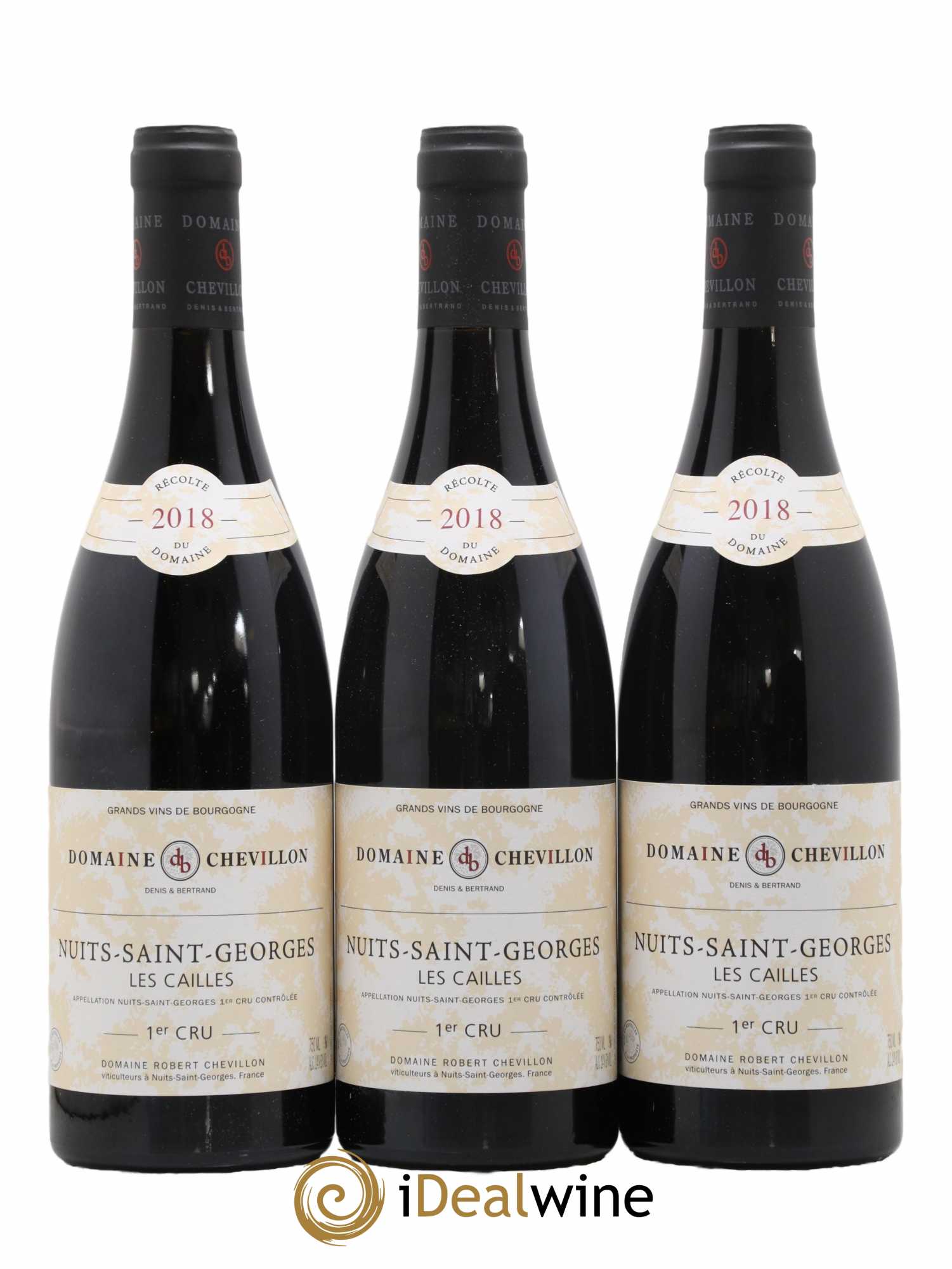 Nuits-Saint-Georges 1er Cru Les Cailles Robert Chevillon 2018 - Lot de 3 bouteilles - 0
