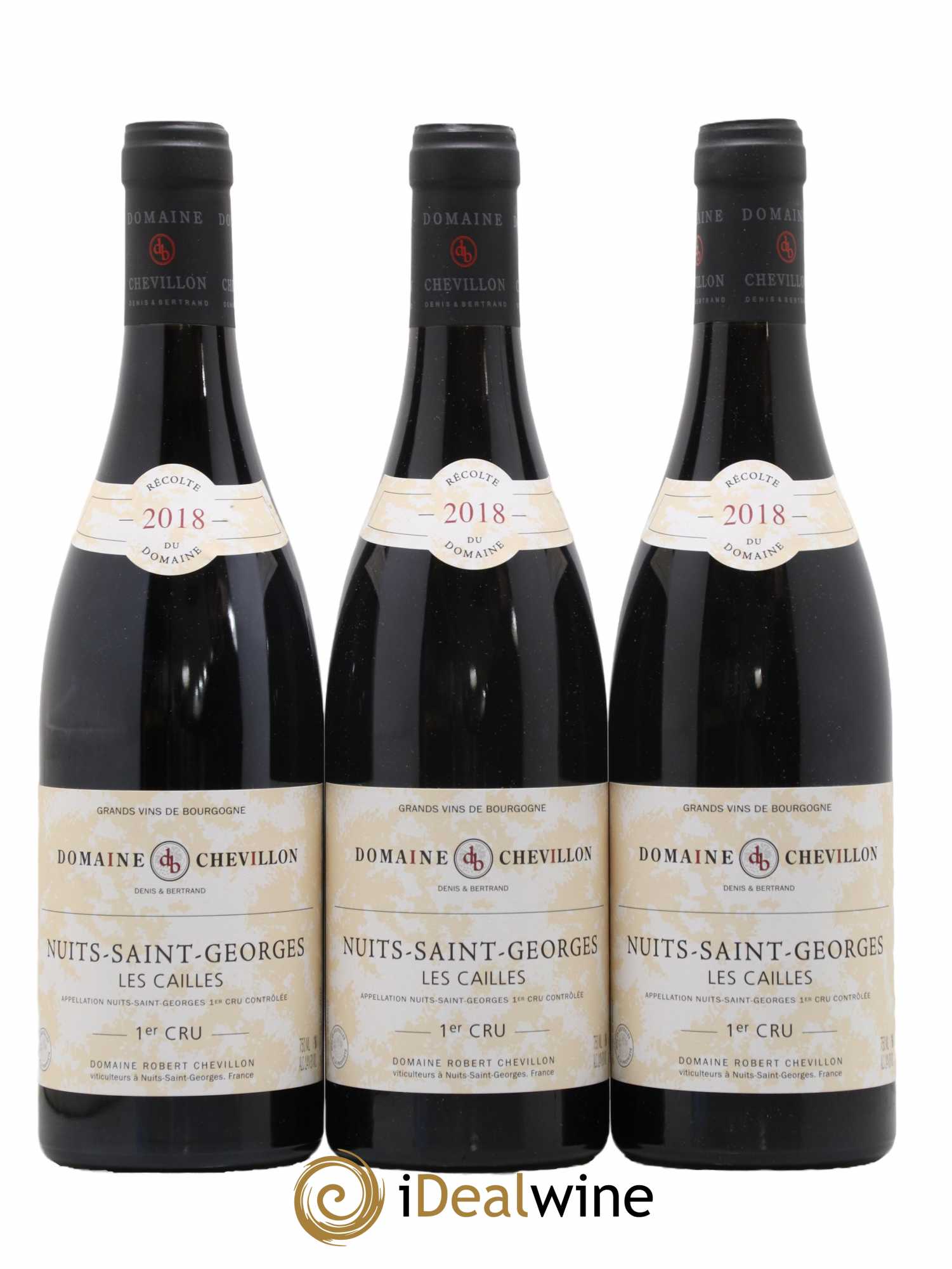 Nuits-Saint-Georges 1er Cru Les Cailles Robert Chevillon 2018 - Lot de 3 bouteilles - 0
