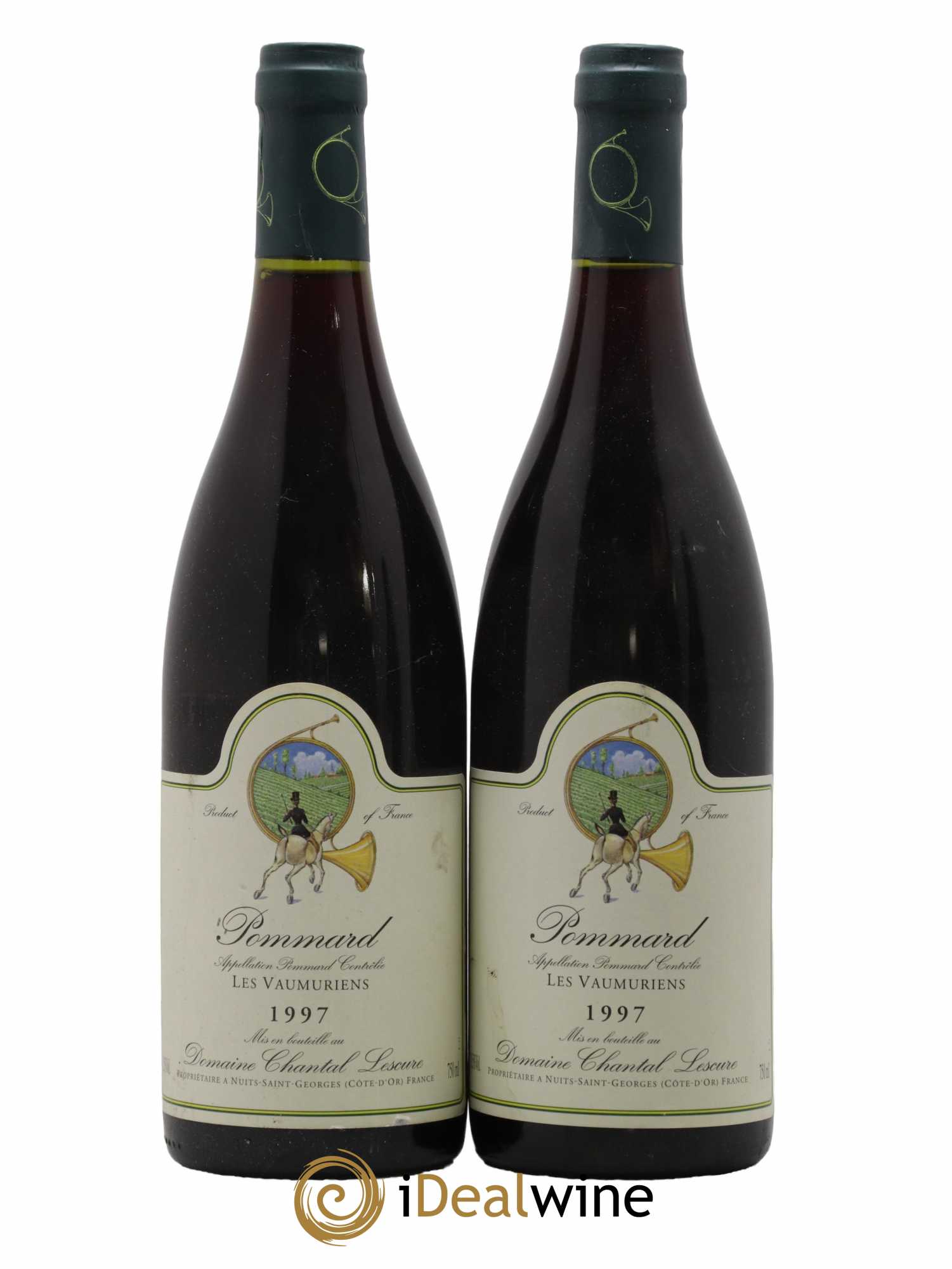 Pommard Les Vaumuriens Chantal Lescure 1997 - Lot de 2 bouteilles - 0