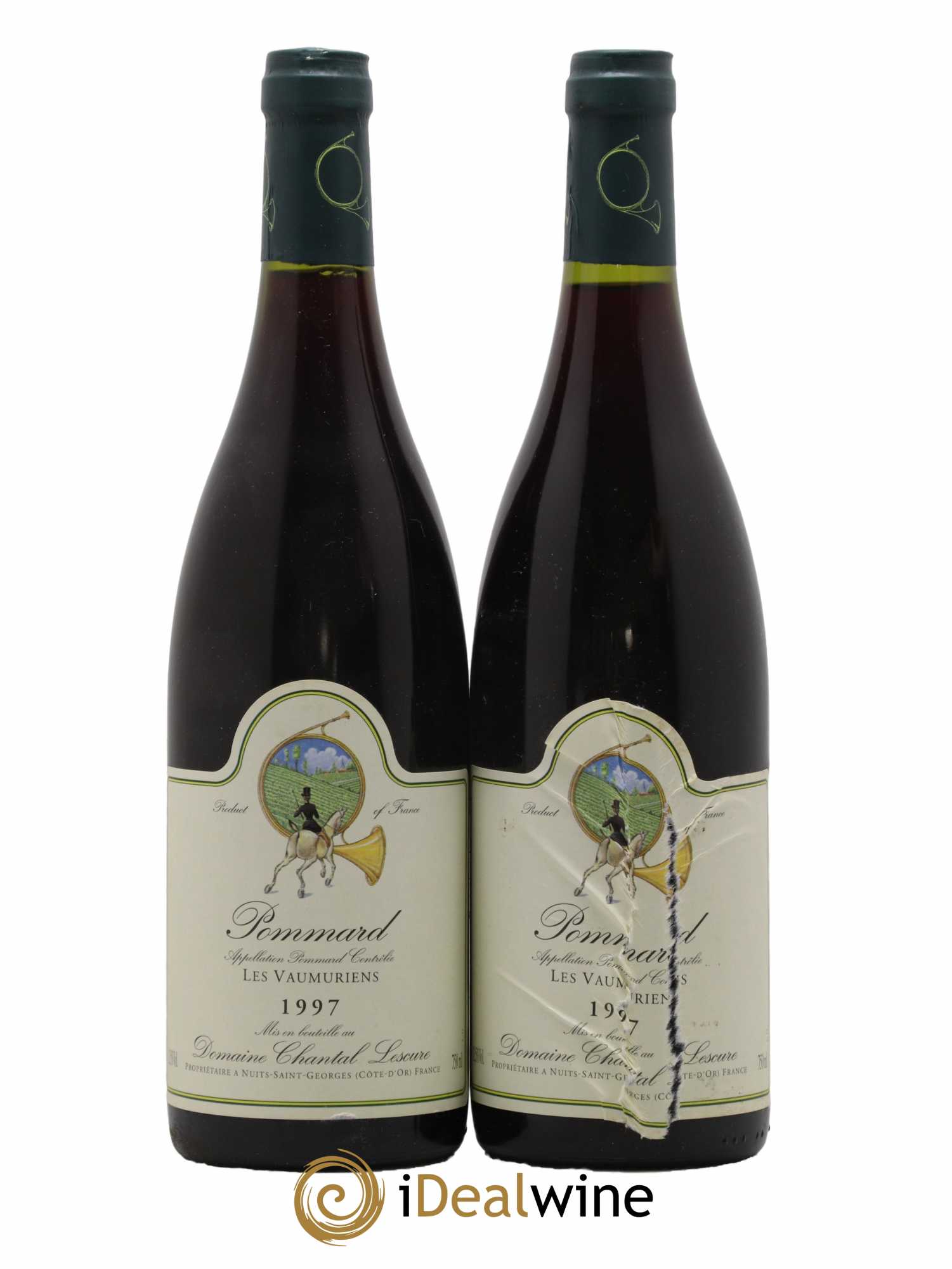 Pommard Les Vaumuriens Chantal Lescure 1997 - Lot de 2 bouteilles - 0