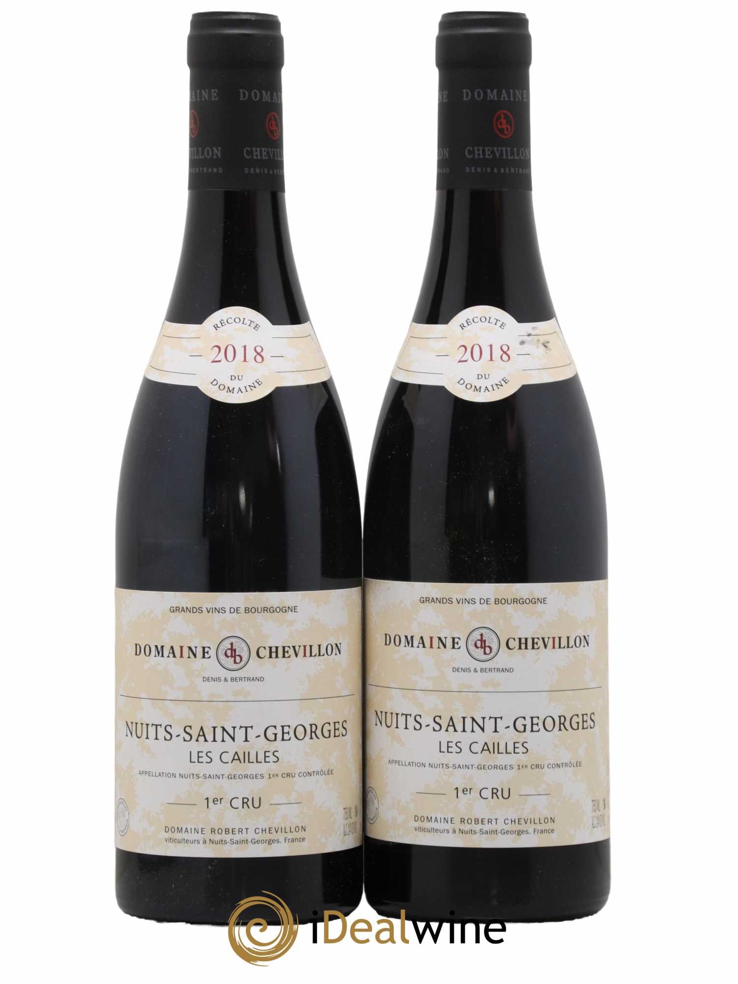 Nuits-Saint-Georges 1er Cru Les Cailles Robert Chevillon 2018 - Lot de 2 bouteilles - 0