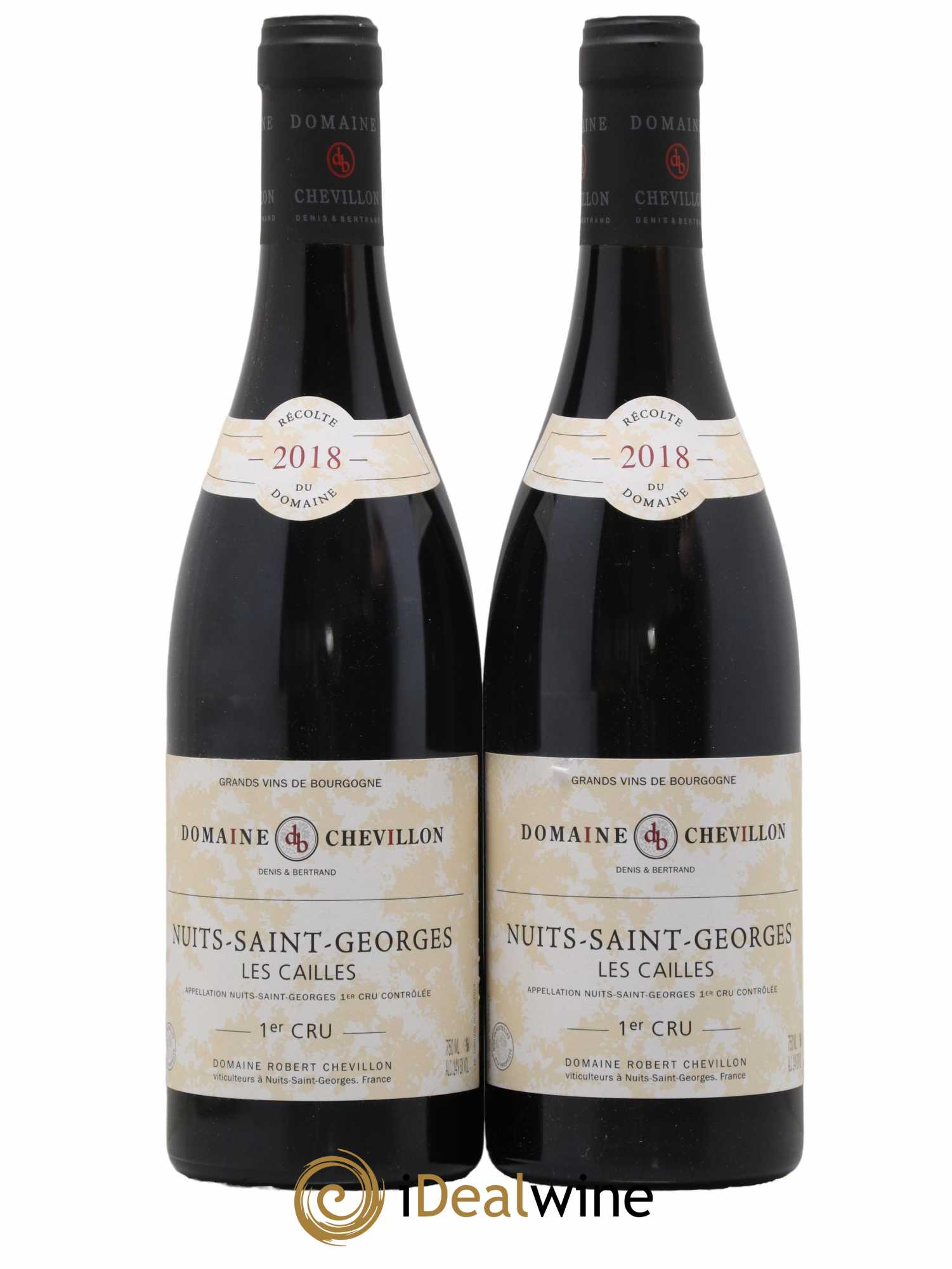 Nuits-Saint-Georges 1er Cru Les Cailles Robert Chevillon 2018 - Lot de 2 bouteilles - 0