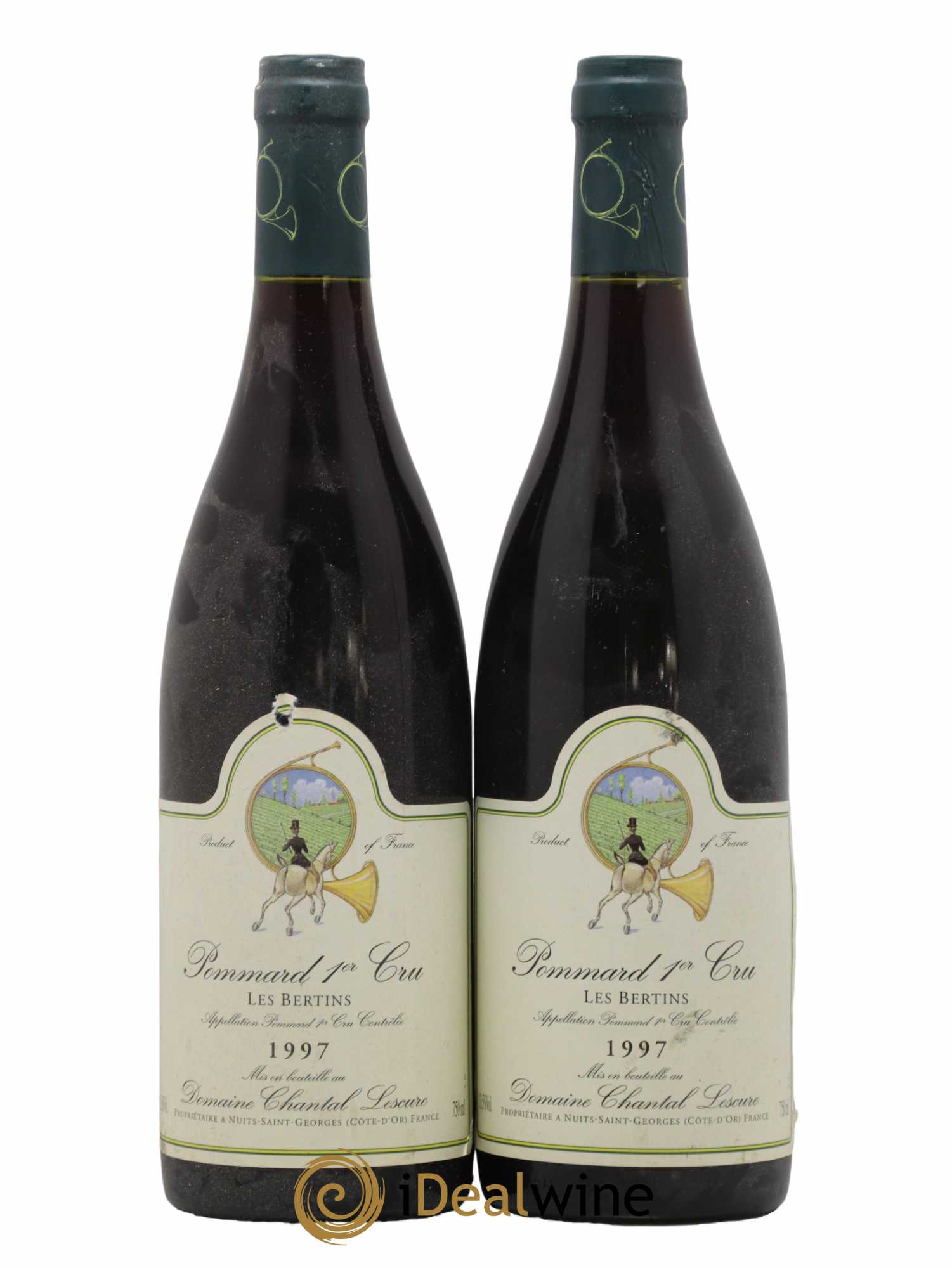 Pommard 1er Cru Les Bertins Chantal Lescure 1997 - Lot de 2 bouteilles - 0