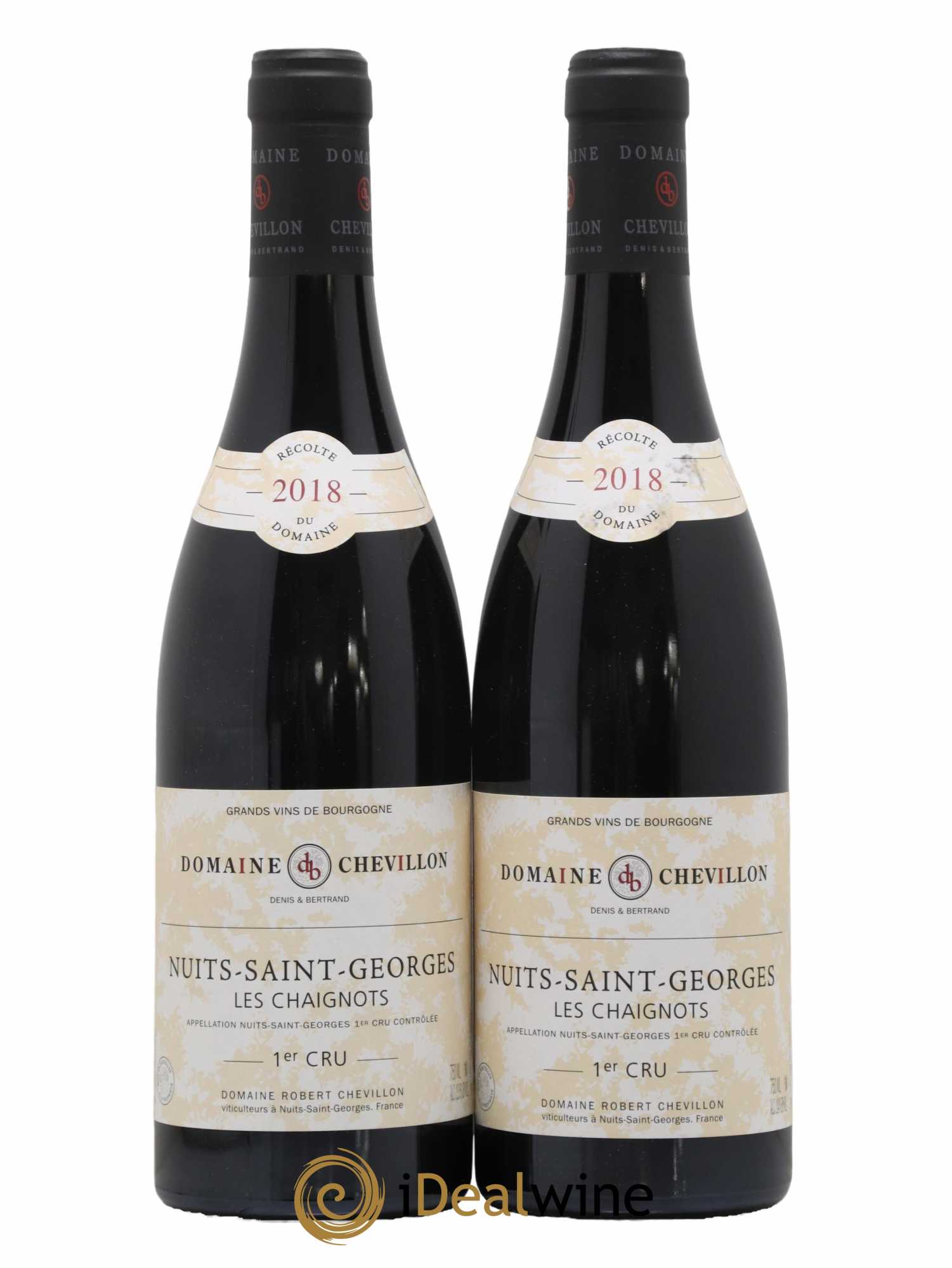 Nuits-Saint-Georges 1er Cru Les Chaignots Robert Chevillon 2018 - Lot de 2 bouteilles - 0