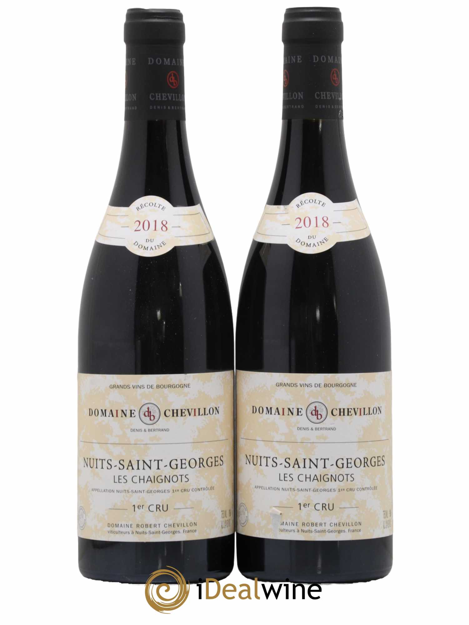 Nuits-Saint-Georges 1er Cru Les Chaignots Robert Chevillon 2018 - Lot de 2 bouteilles - 0