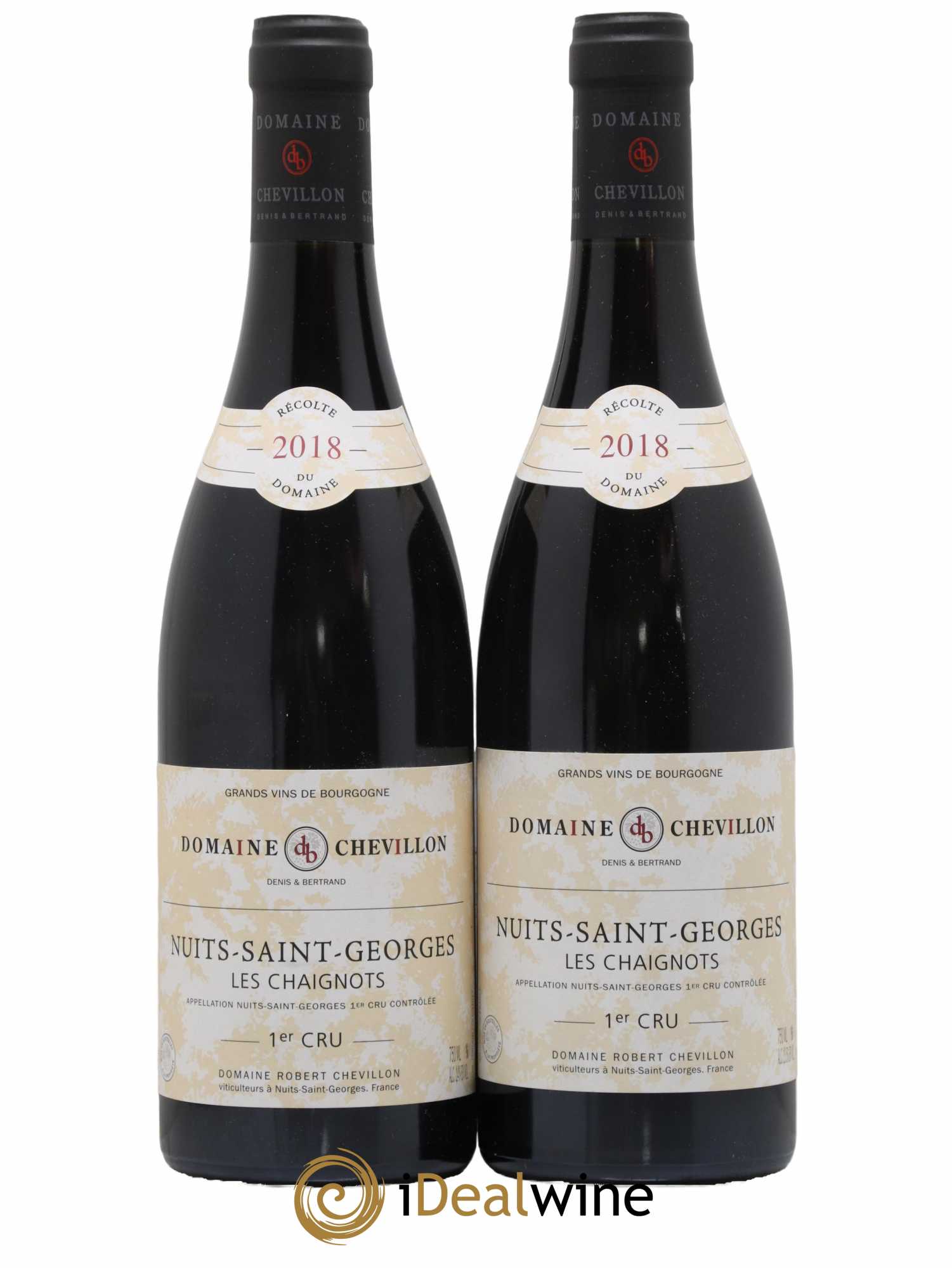 Nuits-Saint-Georges 1er Cru Les Chaignots Robert Chevillon 2018 - Lot de 2 bouteilles - 0