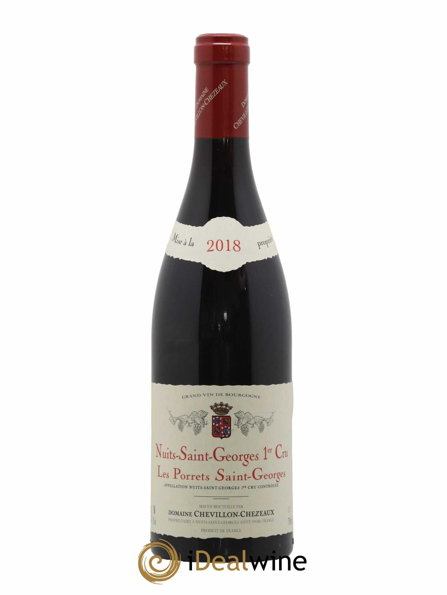 Nuits-Saint-Georges 1er Cru Les Porrets Saint-Georges Chevillon-Chezeaux 2018 - Lot de 1 bouteille - 0