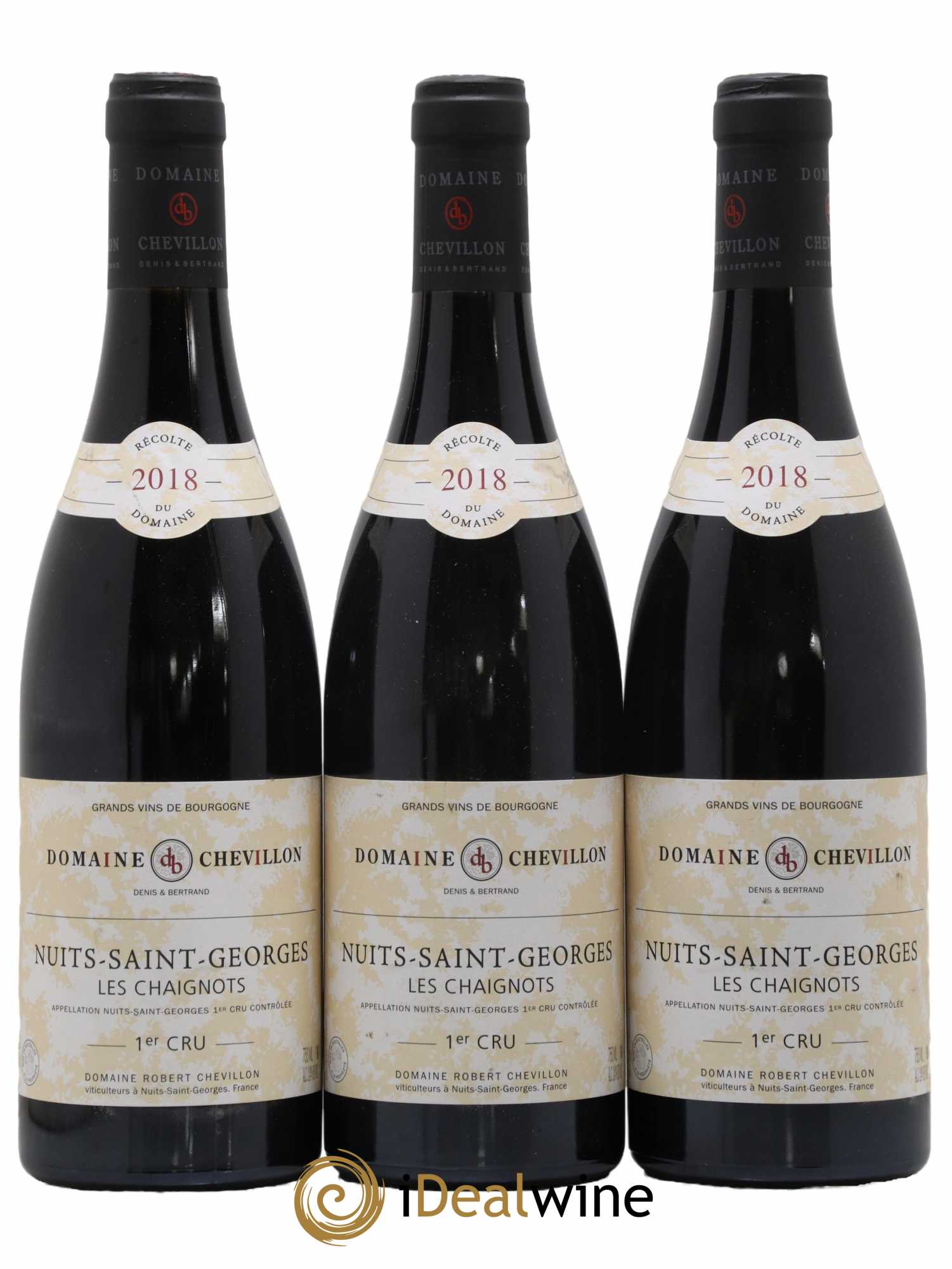 Nuits-Saint-Georges 1er Cru Les Chaignots Robert Chevillon 2018 - Lot de 3 bouteilles - 0