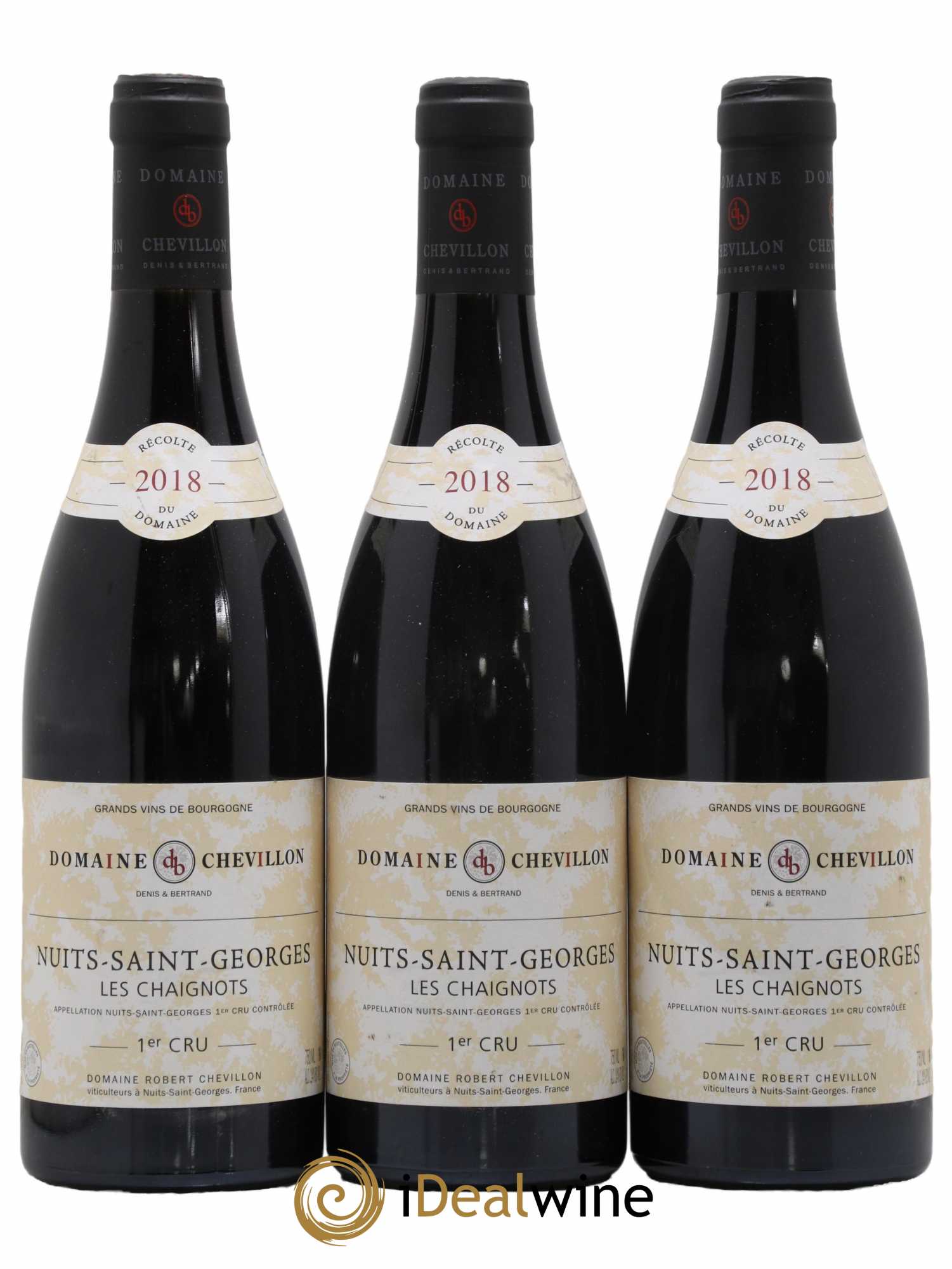 Nuits-Saint-Georges 1er Cru Les Chaignots Robert Chevillon 2018 - Lot de 3 bouteilles - 0