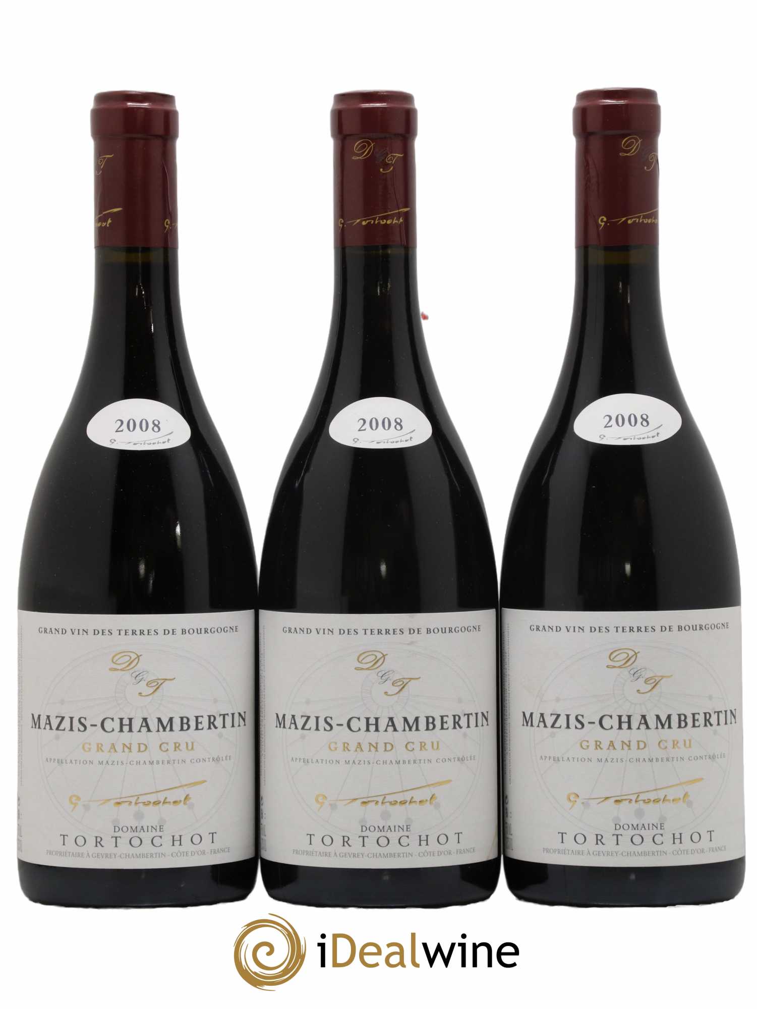 Mazis-Chambertin Grand Cru Tortochot (Domaine) 2008 - Lot de 3 bouteilles - 0