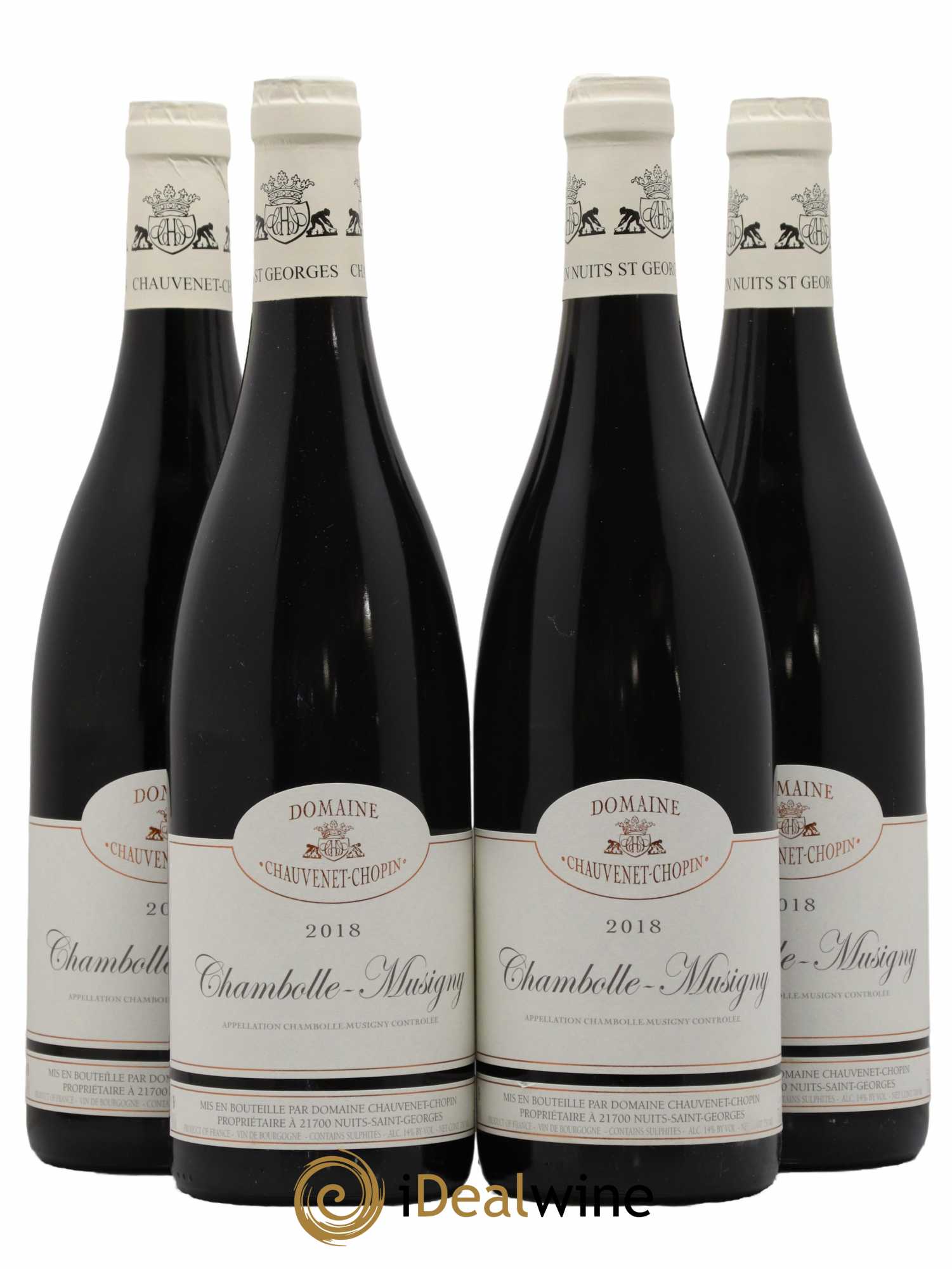 Chambolle-Musigny Chauvenet-Choppin 2018 - Lot de 4 bouteilles - 0