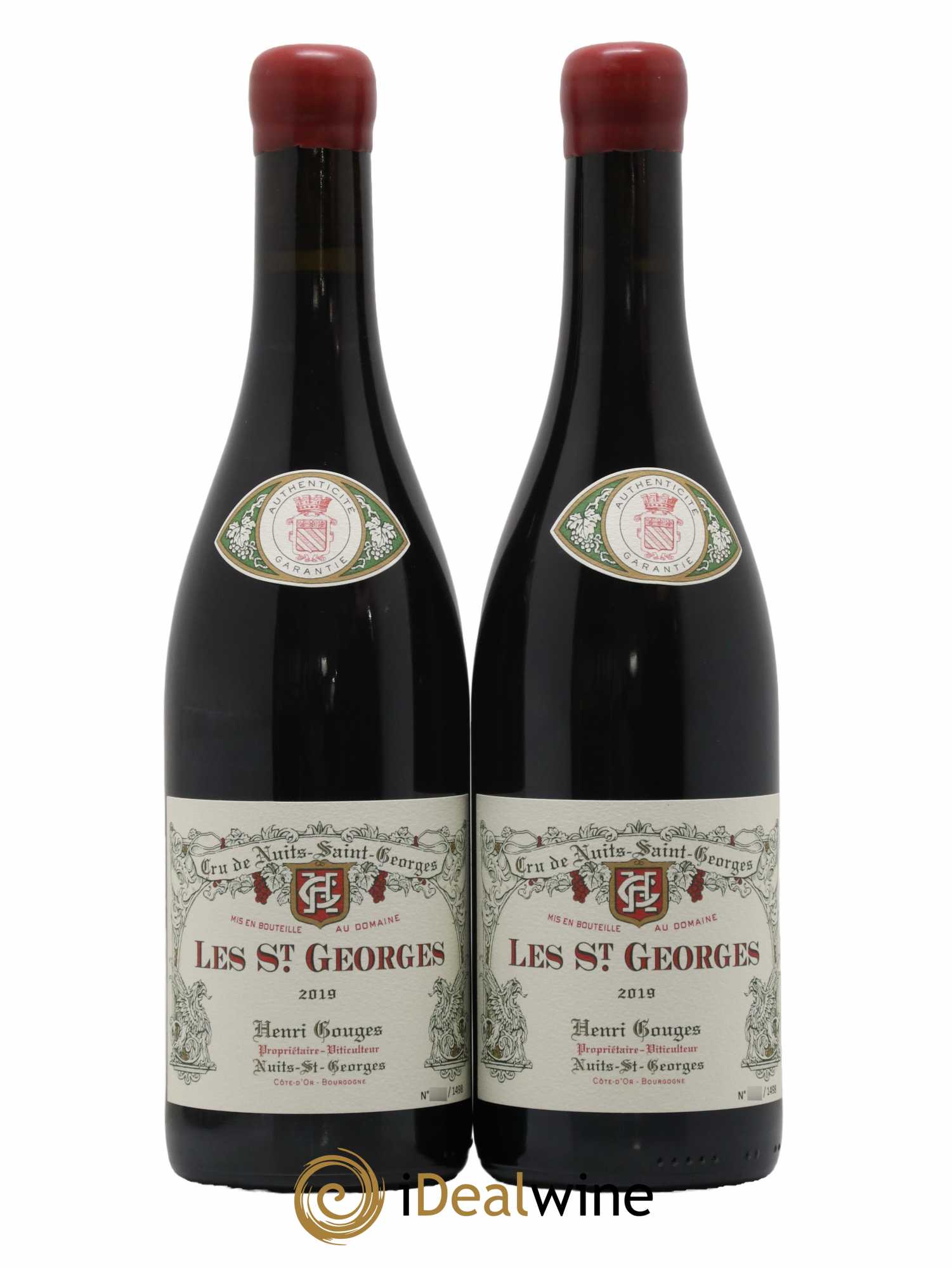 Nuits-Saint-Georges 1er Cru Les Saints Georges Henri Gouges 2019 - Lot de 2 bouteilles - 0