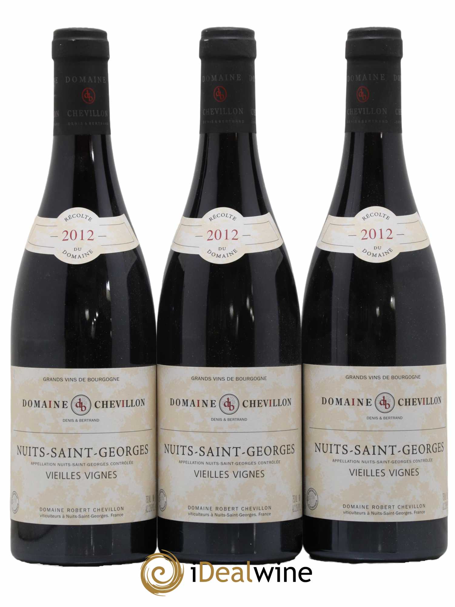 Nuits-Saint-Georges Vieilles vignes Robert Chevillon 2012 - Lot de 3 bouteilles - 0