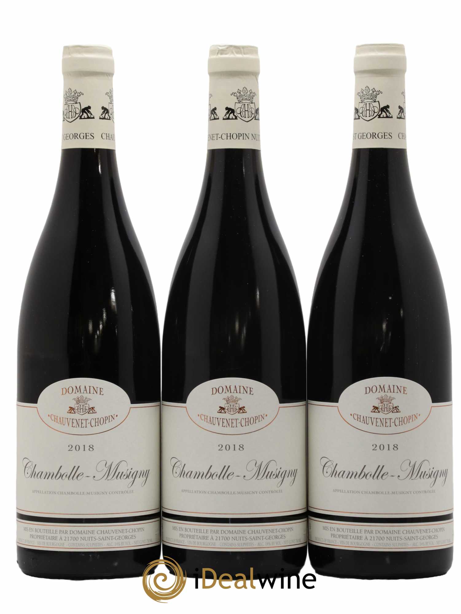 Chambolle-Musigny Chauvenet-Choppin 2018 - Lot de 3 bouteilles - 0
