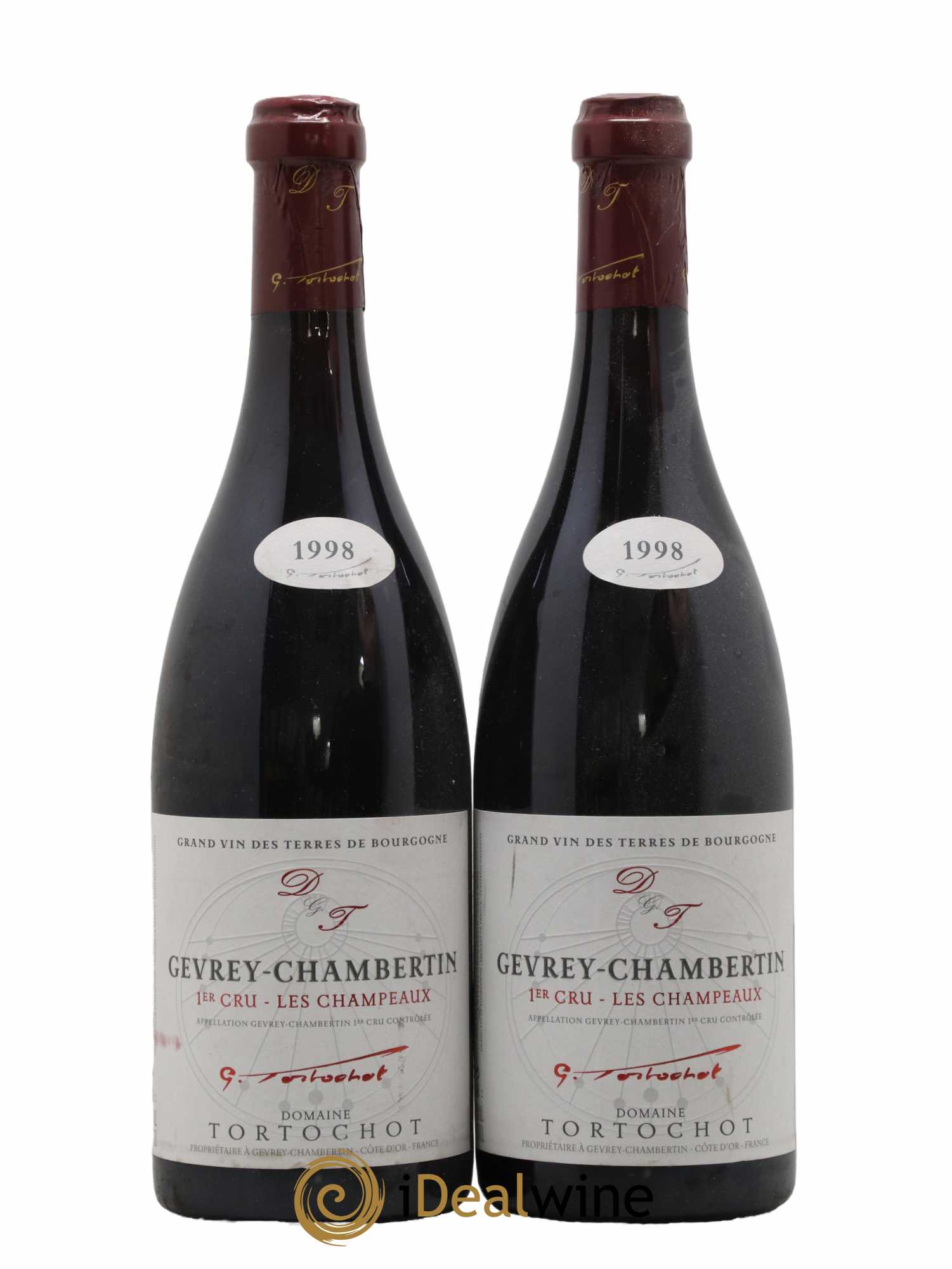 Gevrey-Chambertin 1er Cru Les Champeaux Tortochot (Domaine) 1998 - Lot de 2 bouteilles - 0