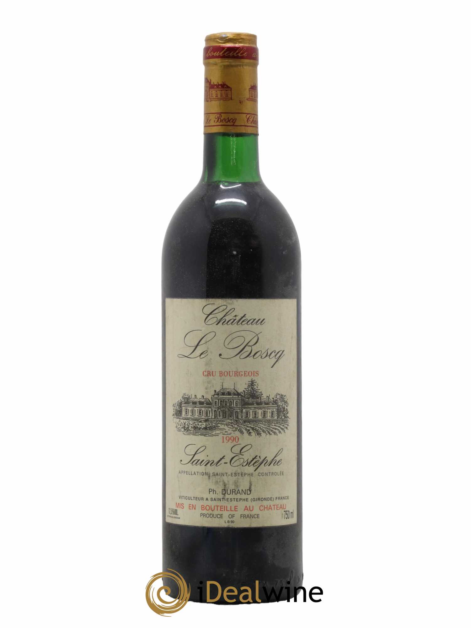 Château le Boscq Cru Bourgeois 1990 - Lot de 1 bouteille - 0