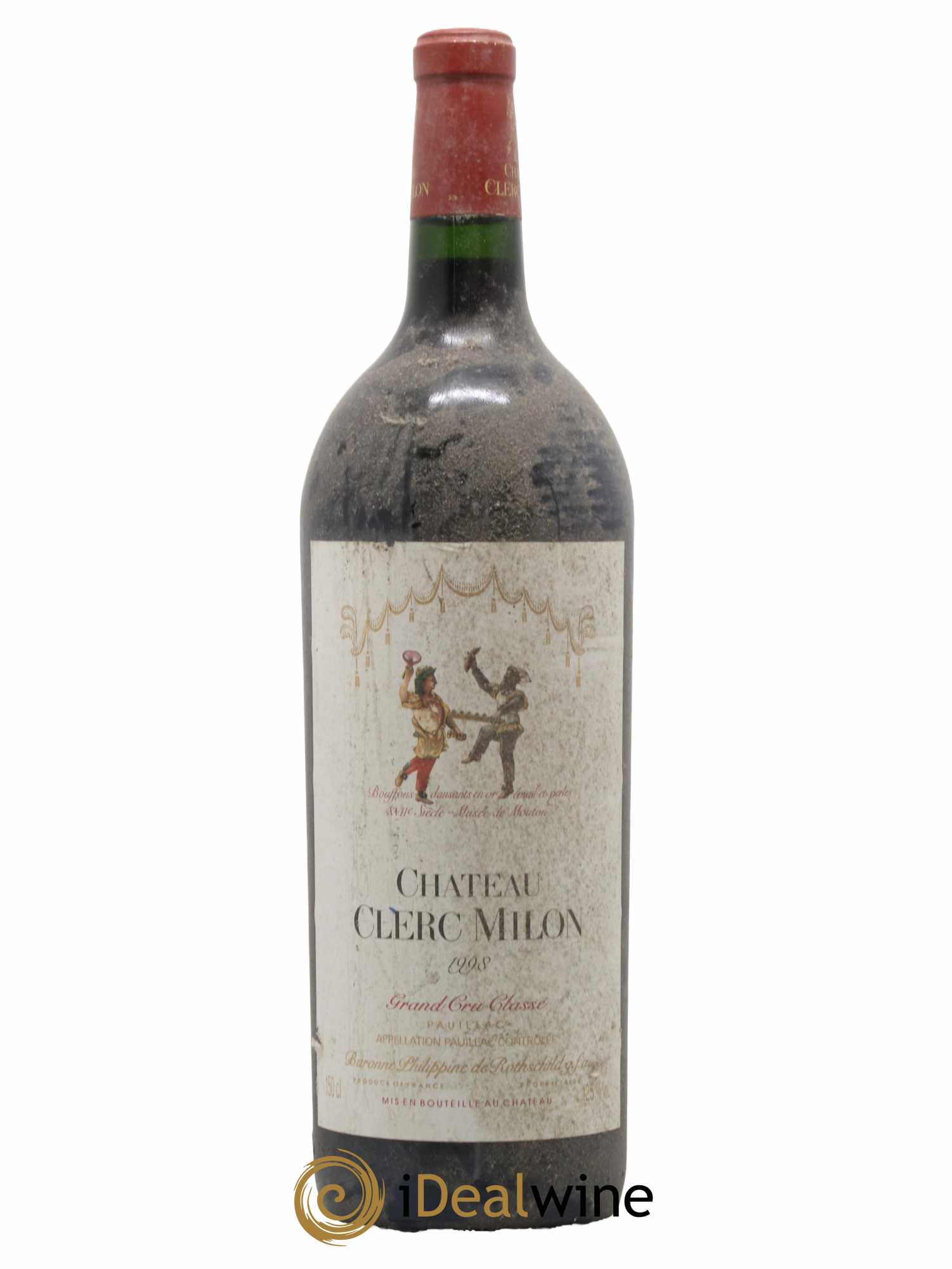 Château Clerc Milon 5ème Grand Cru Classé 1998 - Lot de 1 magnum - 0