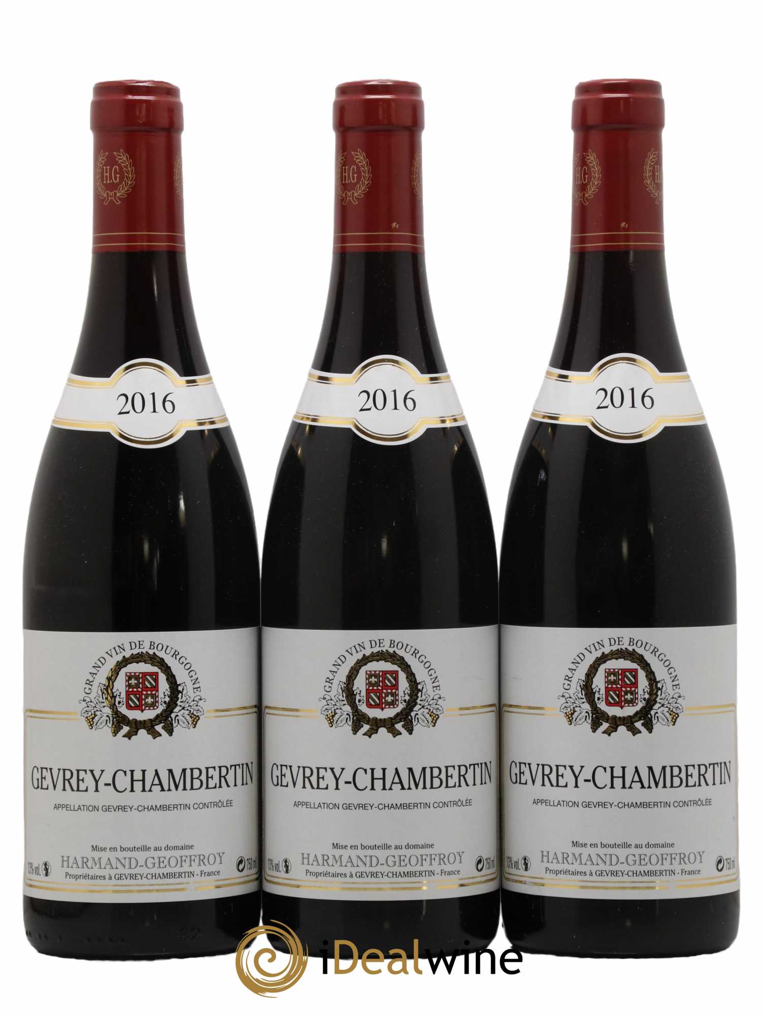 Gevrey-Chambertin Harmand-Geoffroy (Domaine) 2016 - Lot de 3 bouteilles - 0