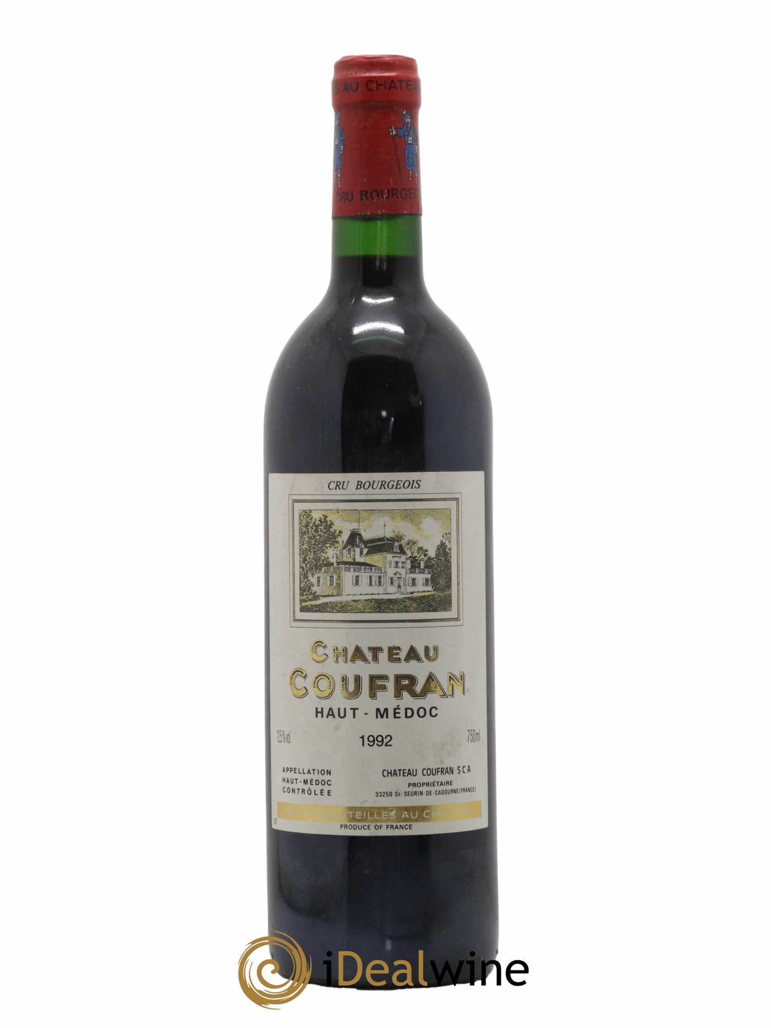 Château Coufran Cru Bourgeois 1992 - Lot de 1 bouteille - 0