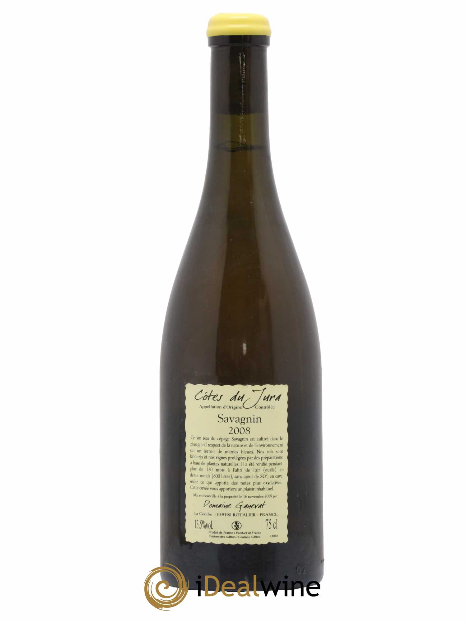 Côtes du Jura Les Vignes de mon Père Jean-François Ganevat (Domaine) 2008 - Lot de 1 bouteille - 1