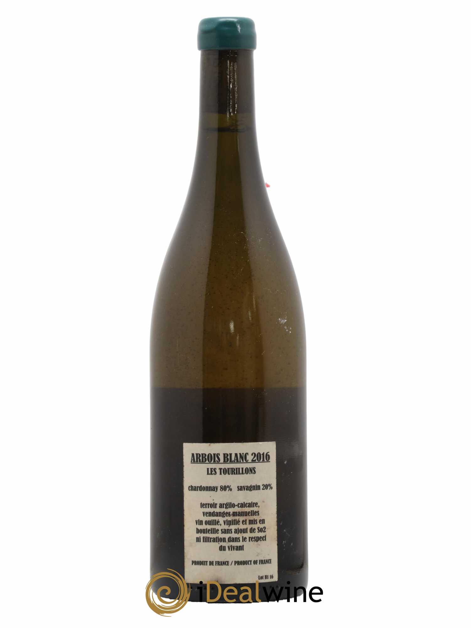 Arbois Chardonnay Savagnin Les Tourillons Adeline Houillon & Renaud Bruyère 2016 - Lot de 1 bouteille - 1