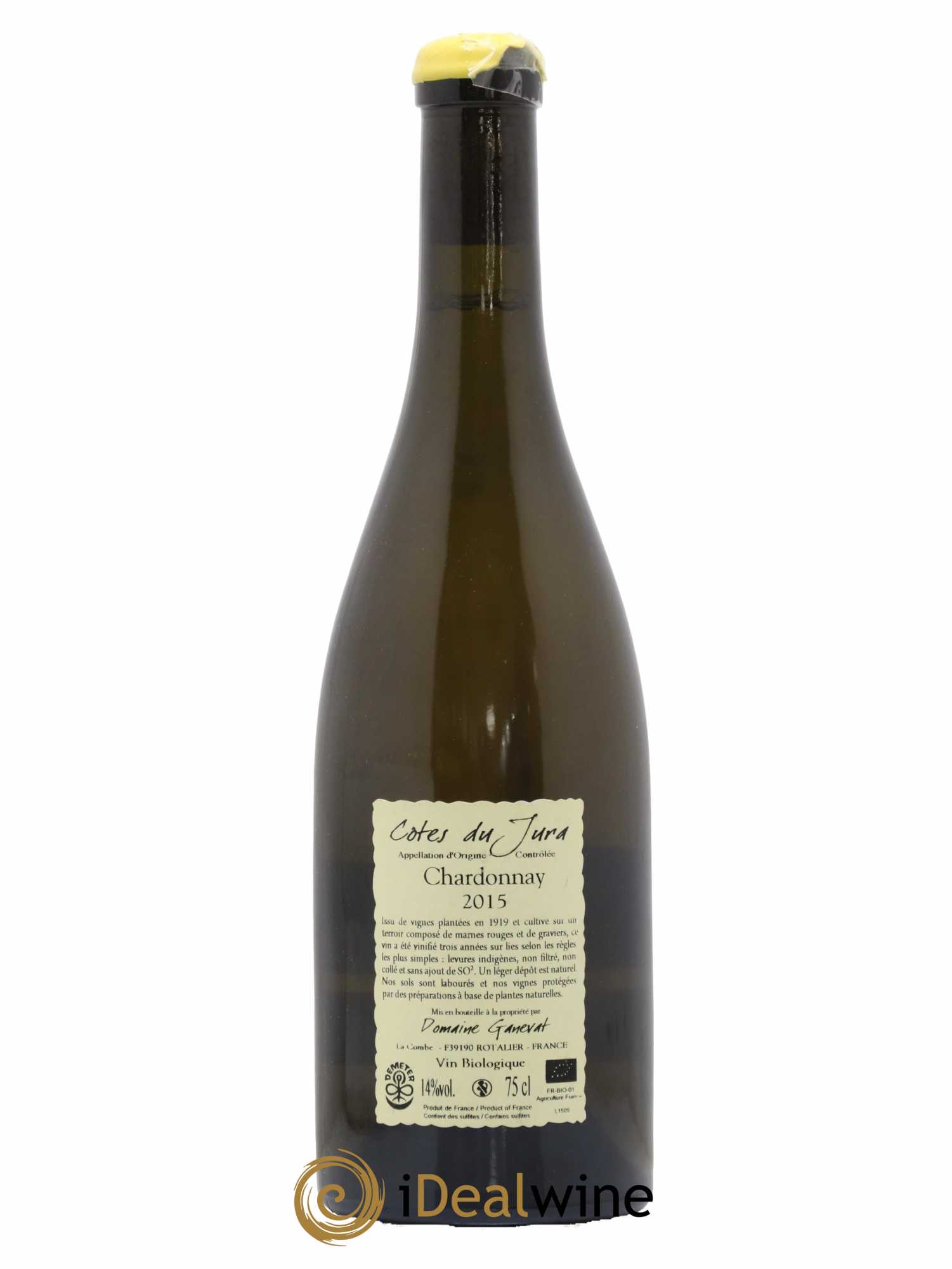 Côtes du Jura Les Grands Teppes Vieilles Vignes Jean-François Ganevat (Domaine) 2015 - Lot de 1 bouteille - 1
