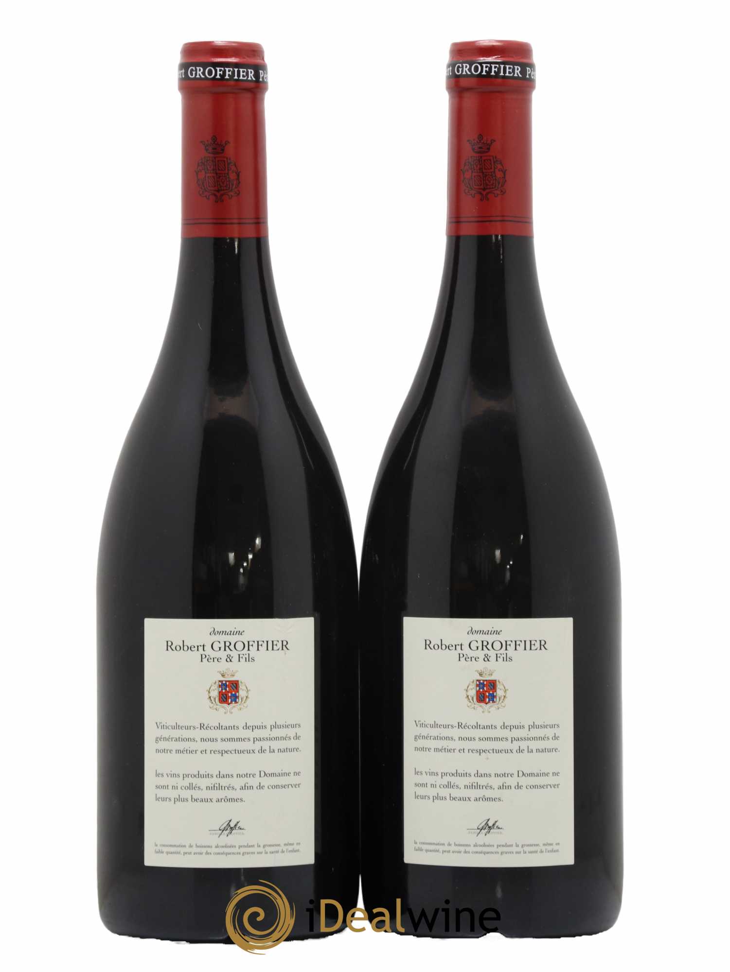 Chambolle-Musigny 1er Cru Les Sentiers Robert Groffier Père & Fils (Domaine) 2015 - Lot de 2 bouteilles - 1