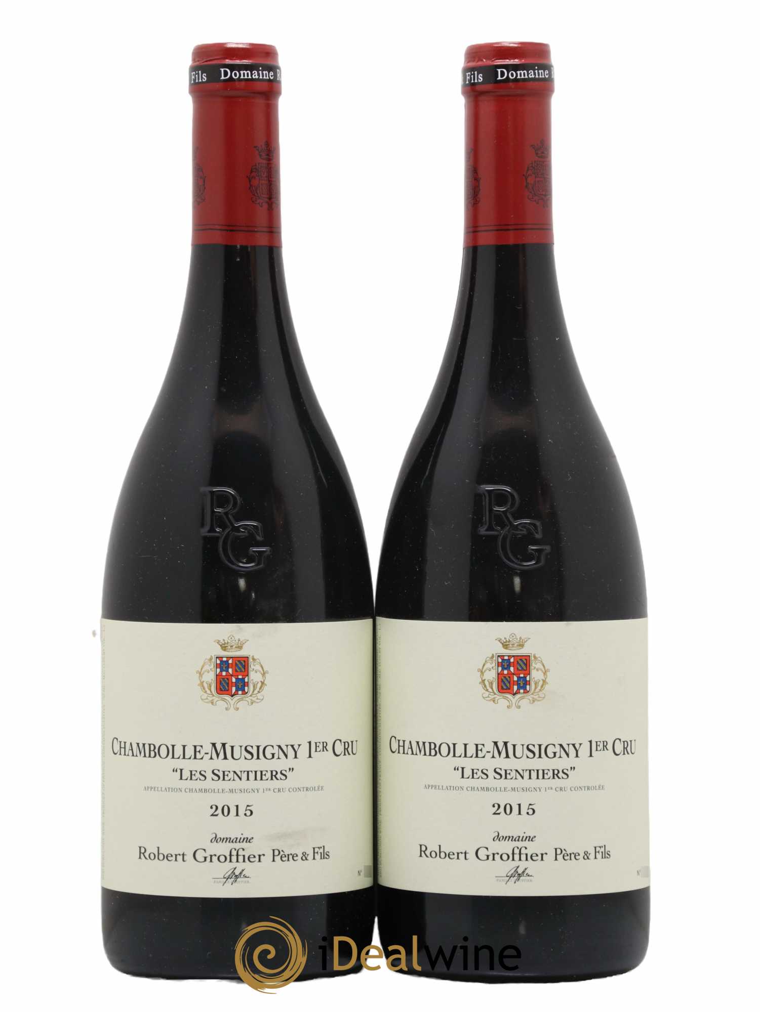 Chambolle-Musigny 1er Cru Les Sentiers Robert Groffier Père & Fils (Domaine) 2015 - Lot de 2 bouteilles - 0