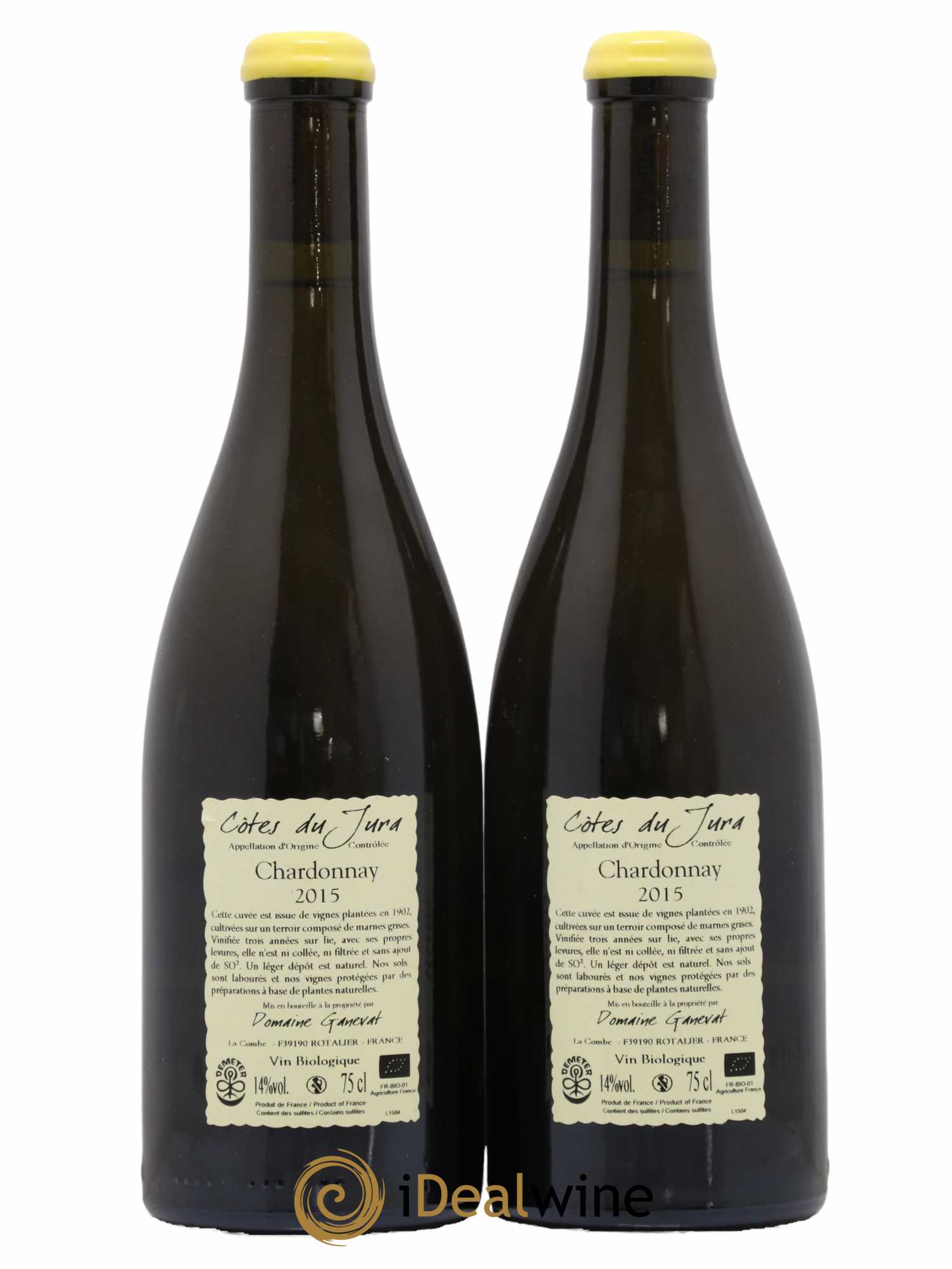 Côtes du Jura Les Chalasses Vieilles Vignes Jean-François Ganevat (Domaine) 2015 - Lot de 2 bouteilles - 1