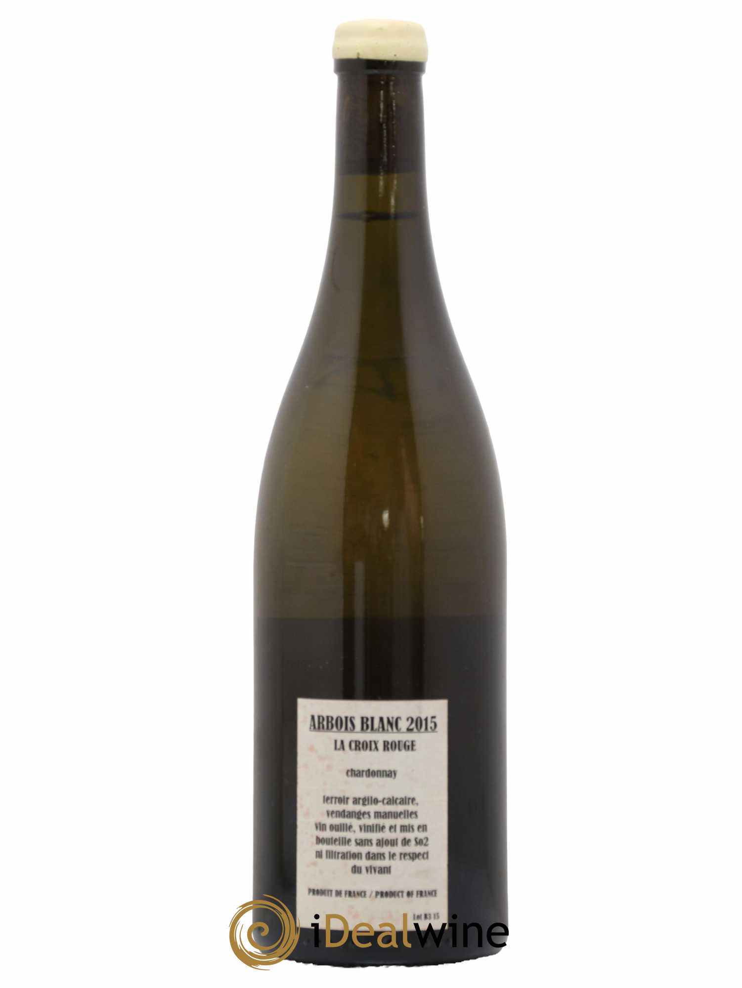 Arbois Chardonnay La Croix Rouge Adeline Houillon & Renaud Bruyère 2015 - Lot de 1 bouteille - 1