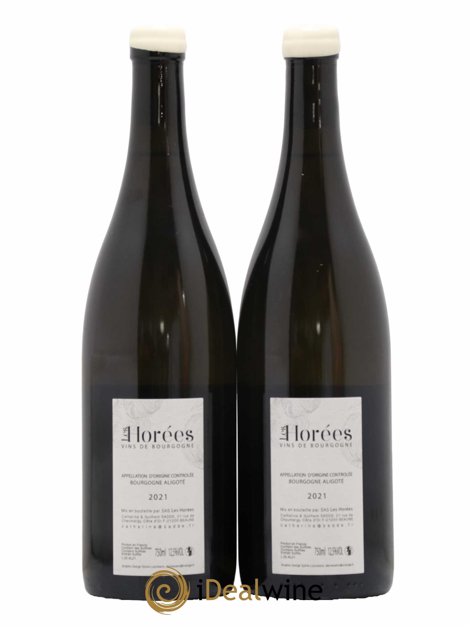 Bourgogne Aligoté En Coulezain Les Horées 2021 - Lot de 2 bouteilles - 1