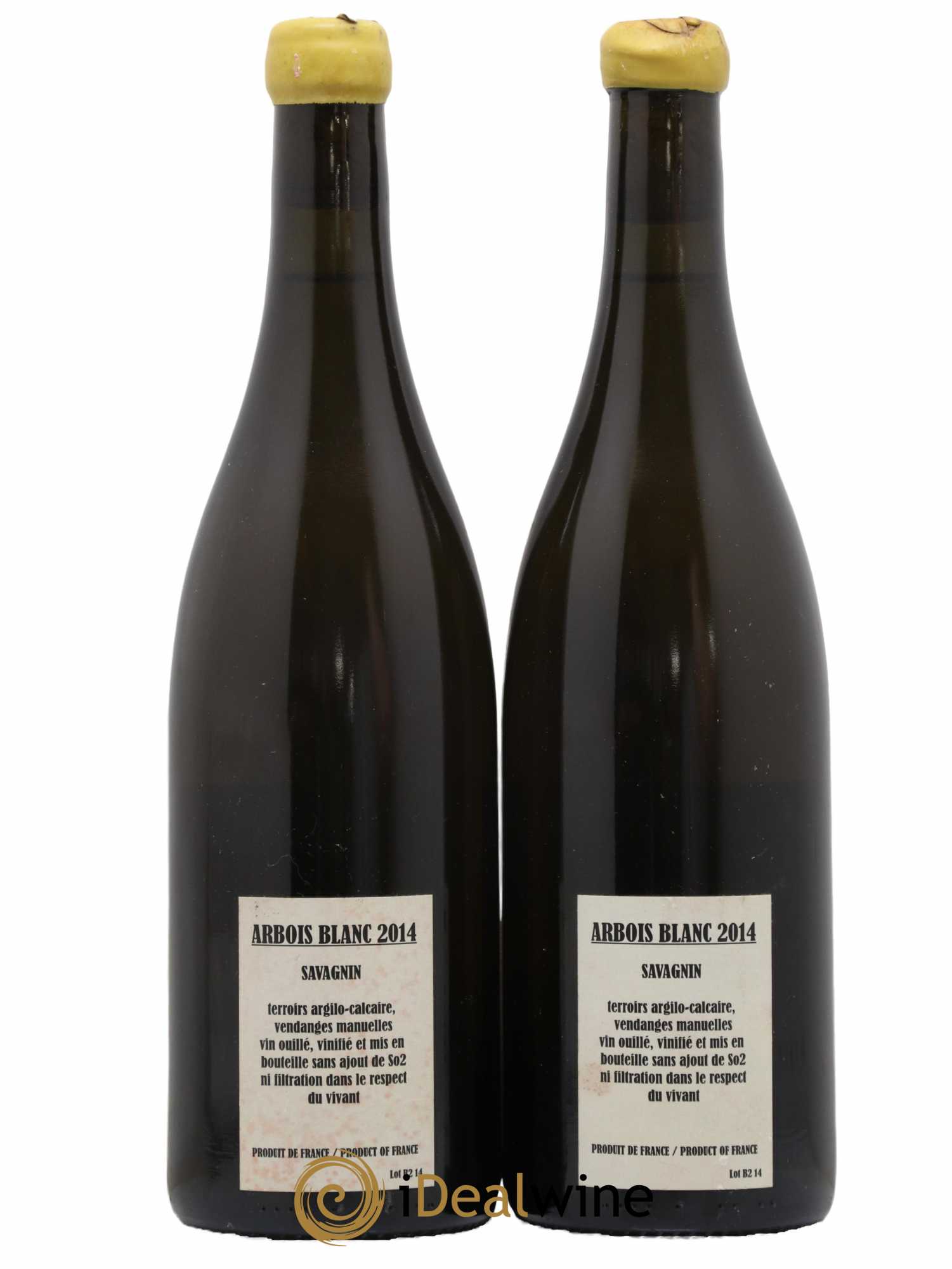 Arbois-Pupillin Savagnin Adeline Houillon & Renaud Bruyère 2014 - Lot de 2 bouteilles - 1