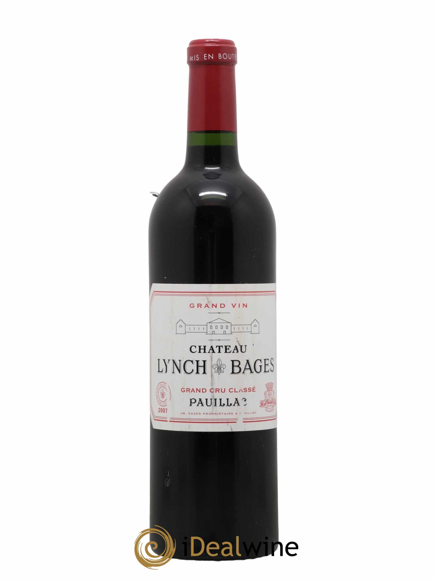 Château Lynch Bages 5ème Grand Cru Classé 2007 - Lot de 1 bouteille - 0
